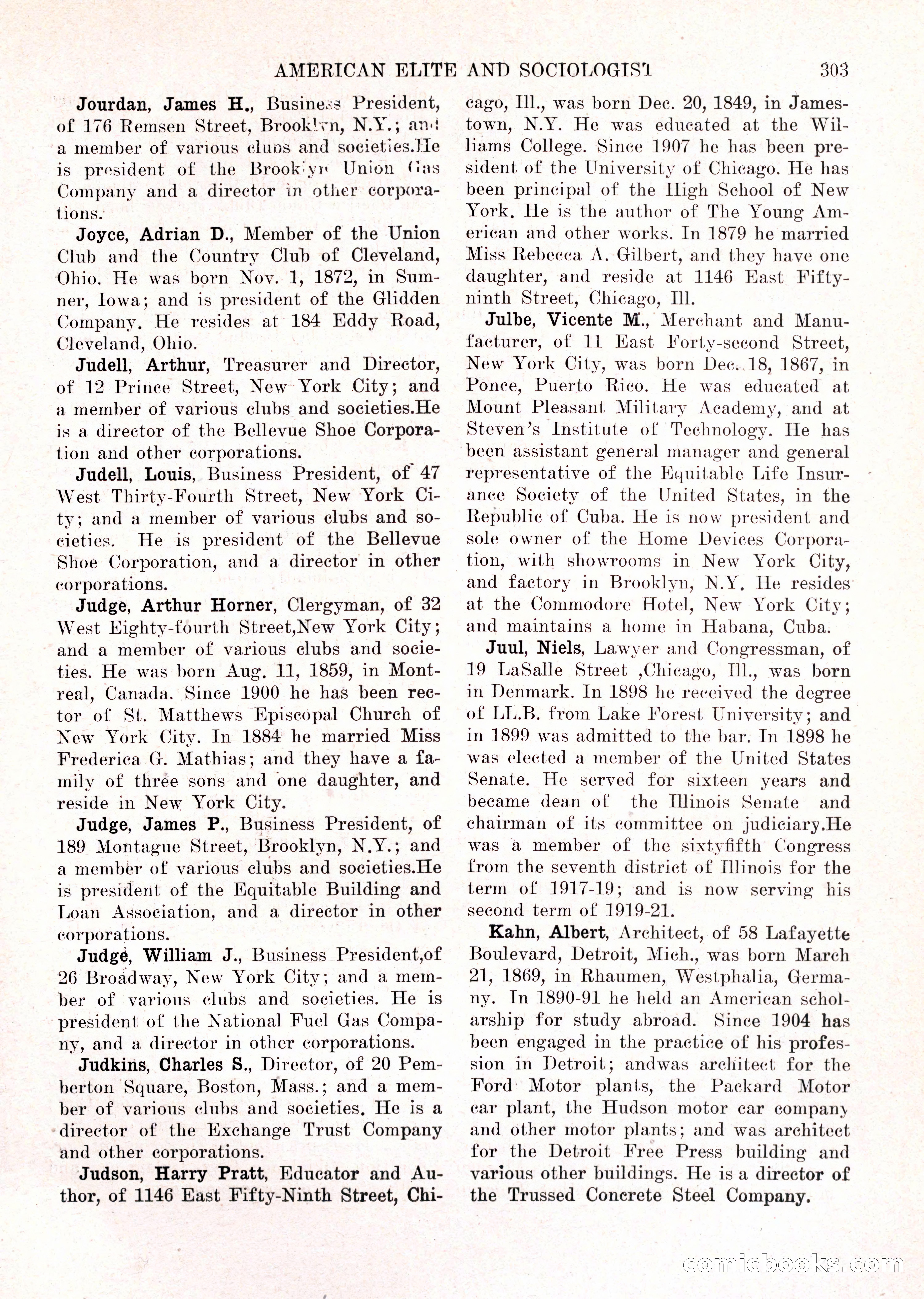 The American Elite and Sociologist Blue Book — page 287 of 396