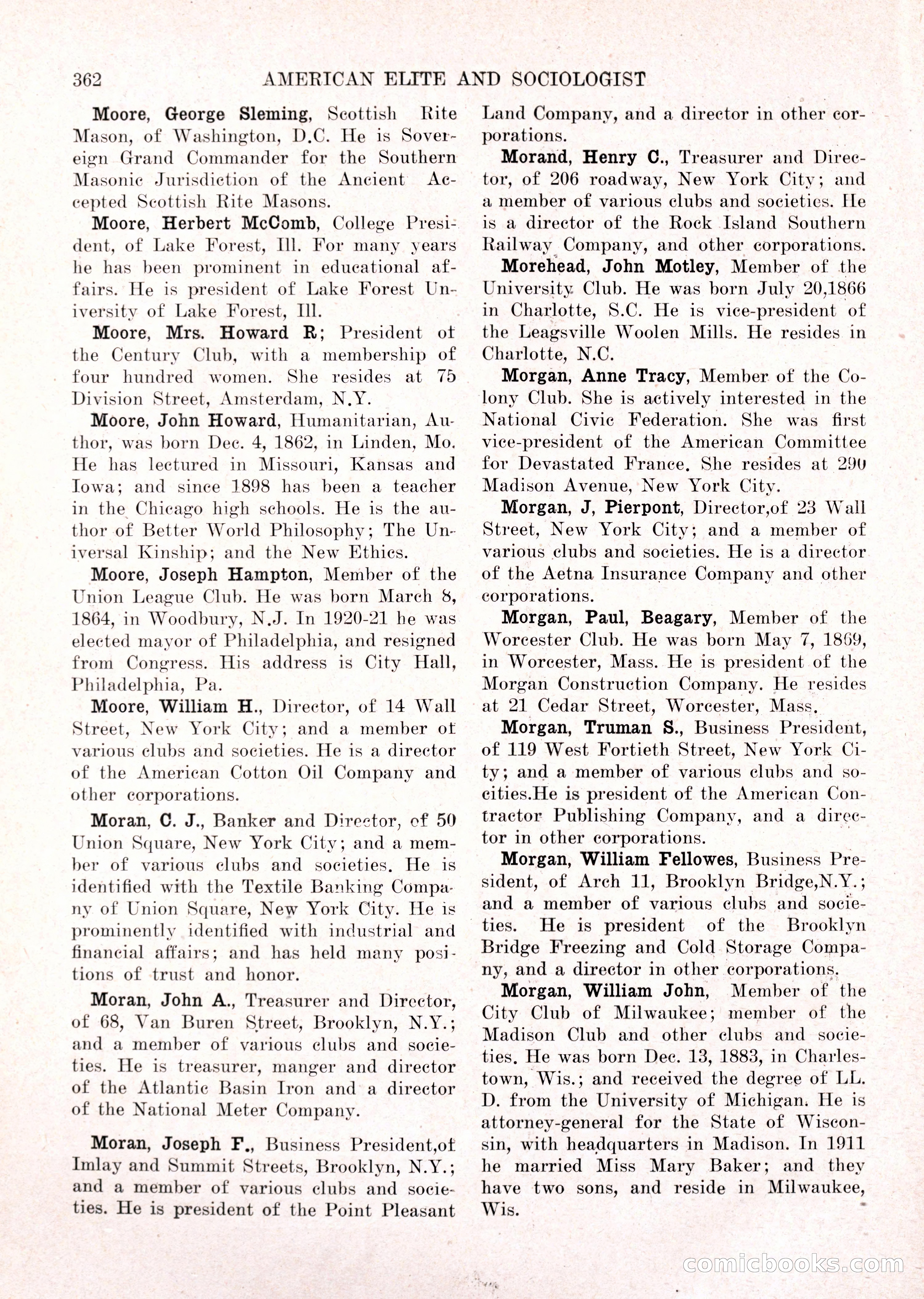 The American Elite and Sociologist Blue Book — page 346 of 396