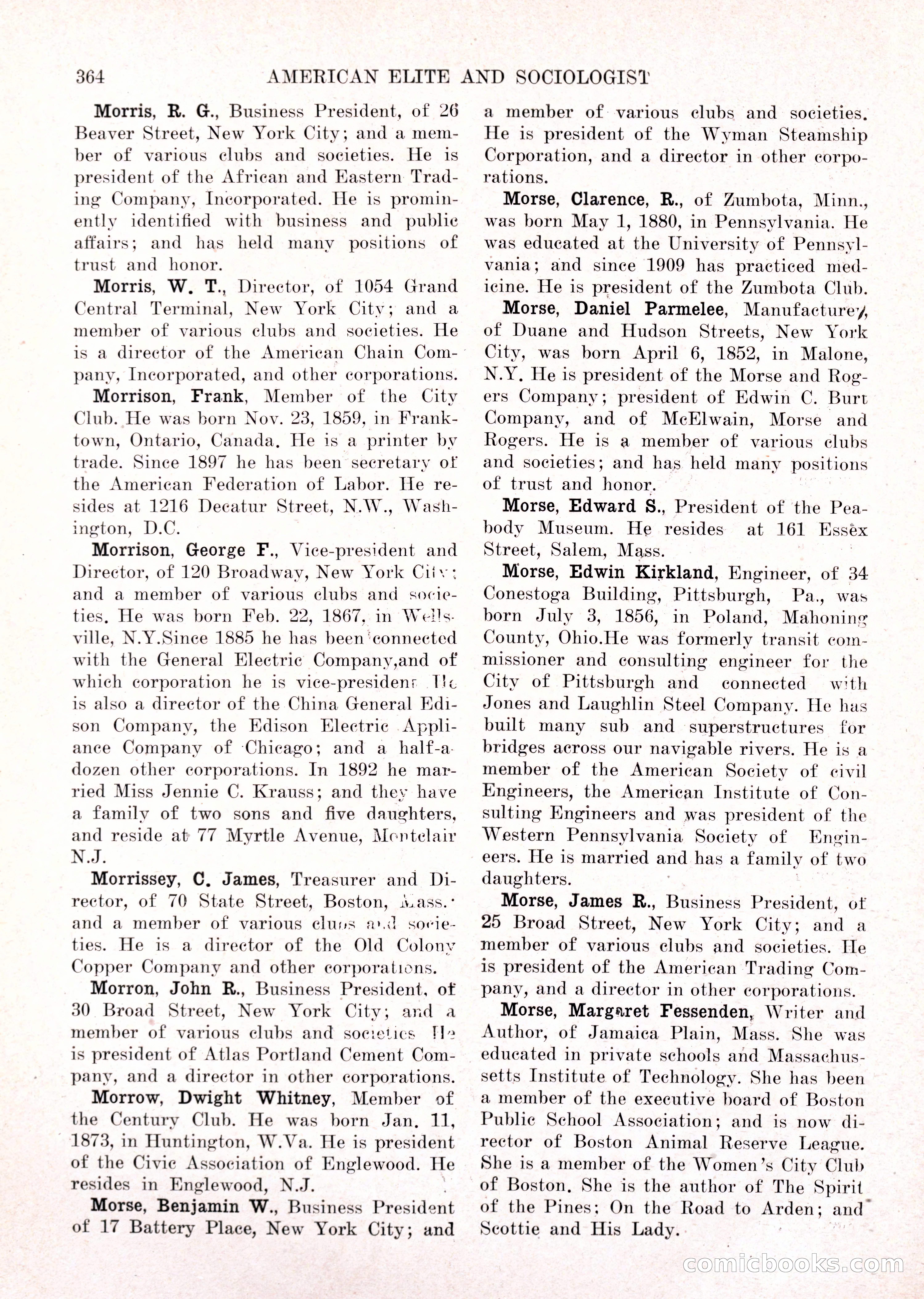 The American Elite and Sociologist Blue Book — page 348 of 396