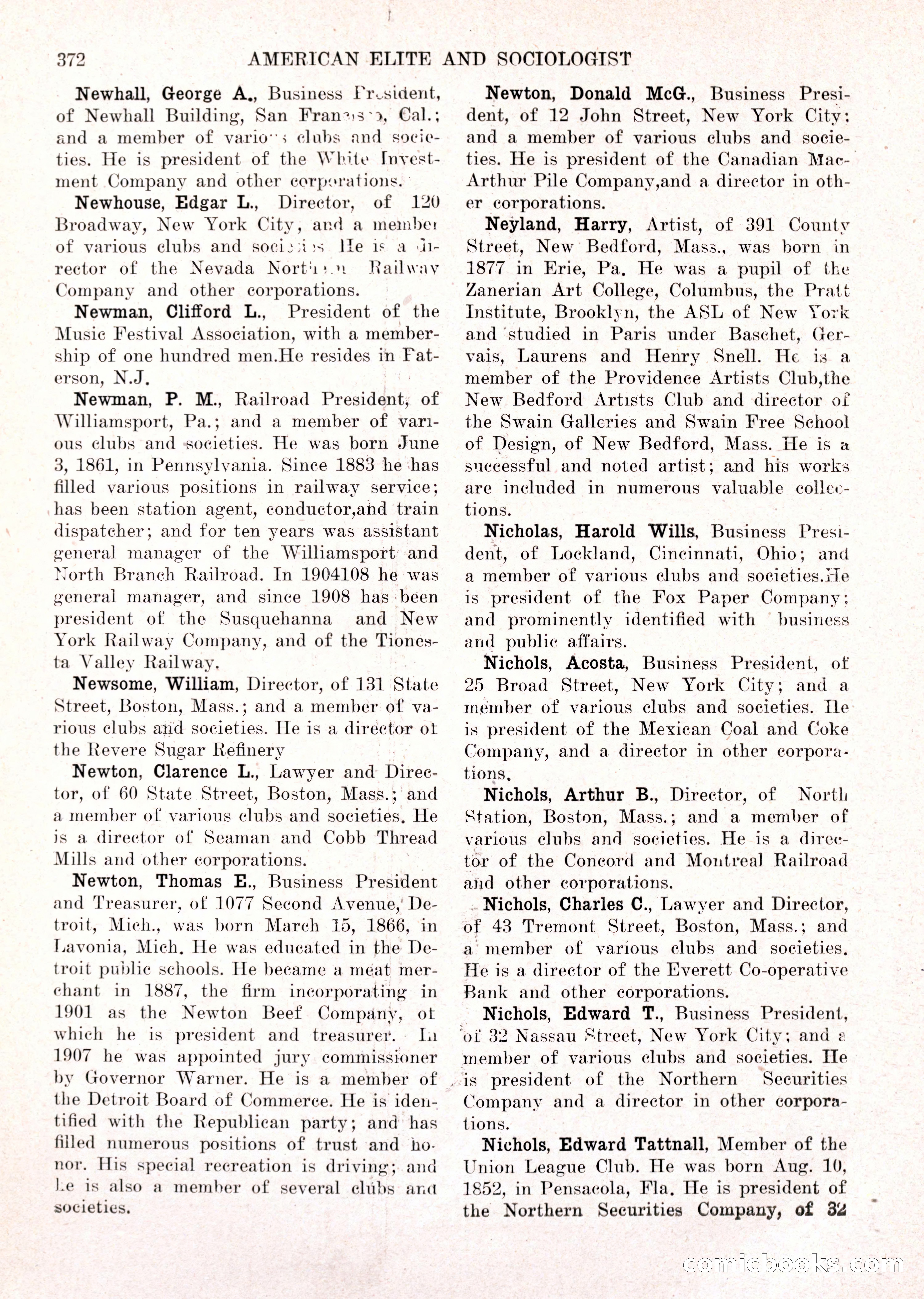 The American Elite and Sociologist Blue Book — page 356 of 396