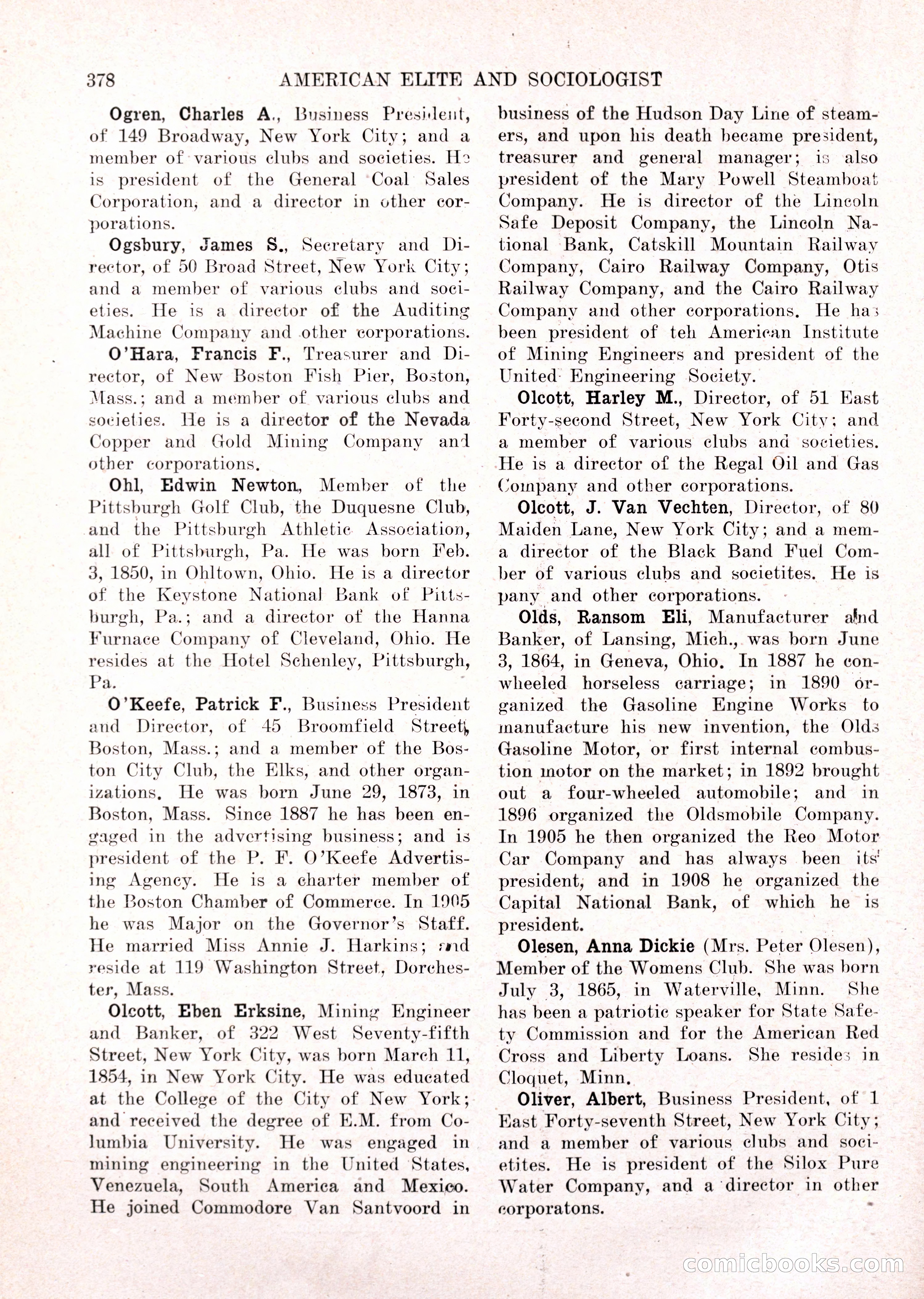 The American Elite and Sociologist Blue Book — page 362 of 396