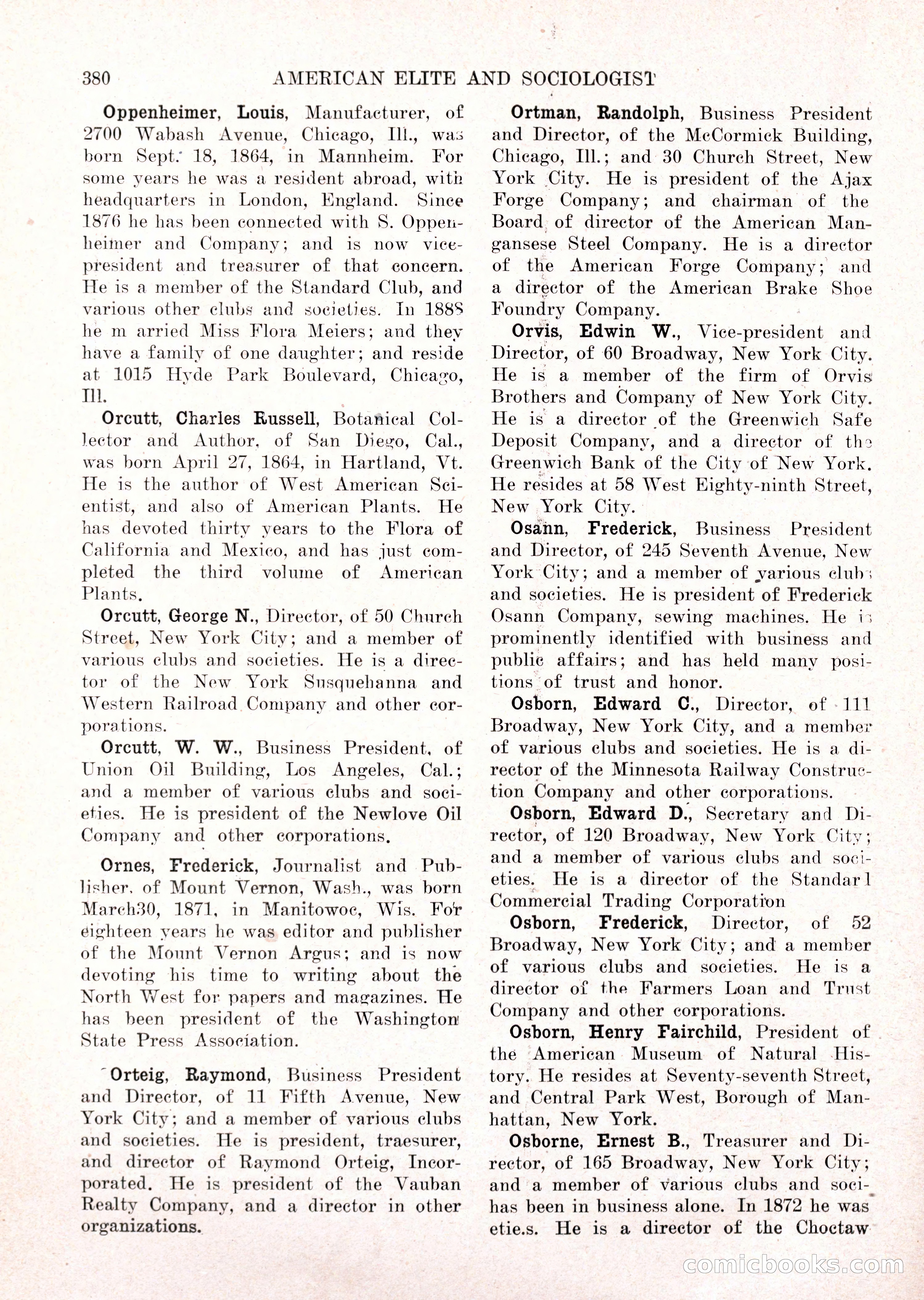 The American Elite and Sociologist Blue Book — page 364 of 396