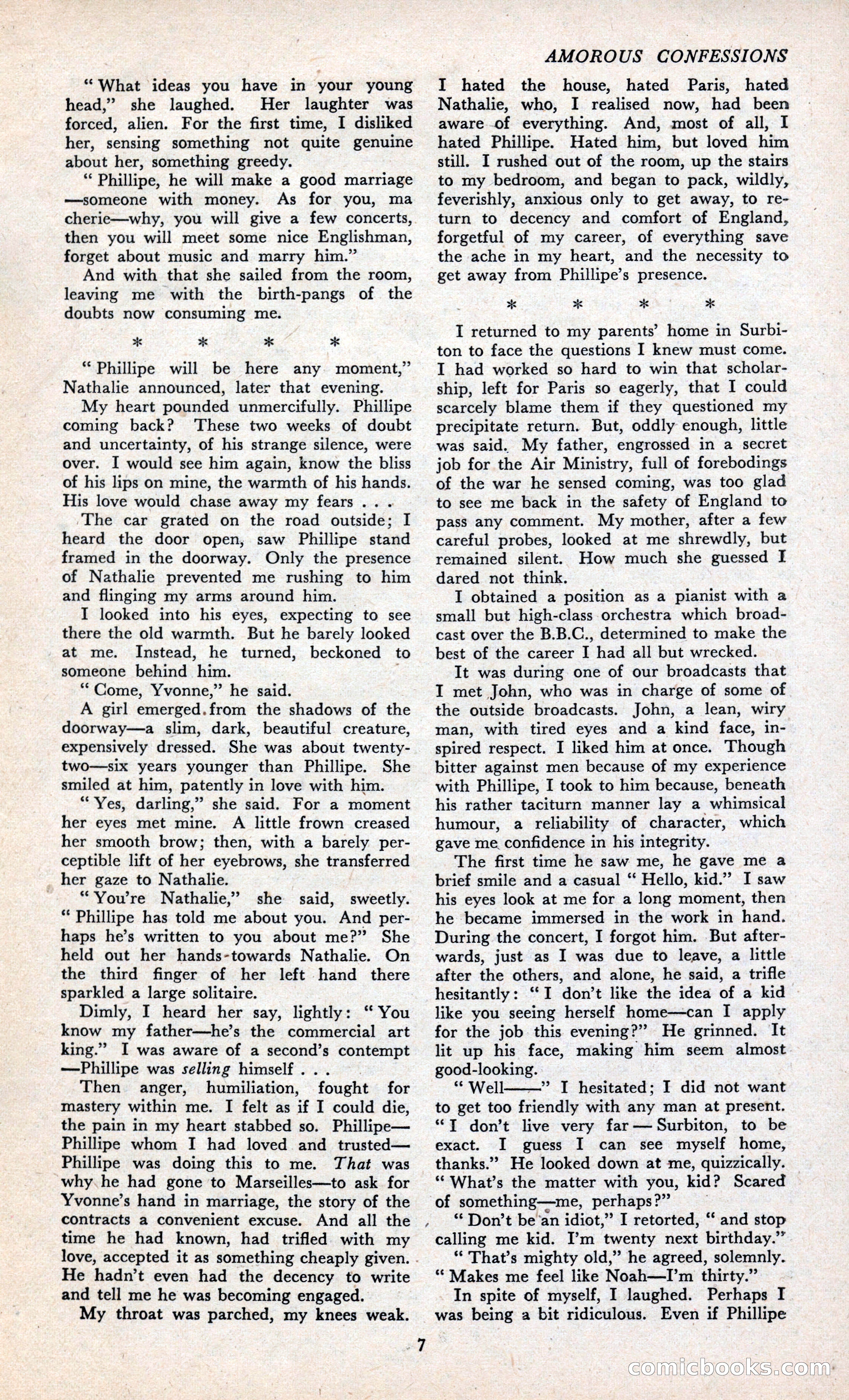 Amorous Confessions Cover — page 9 of 36