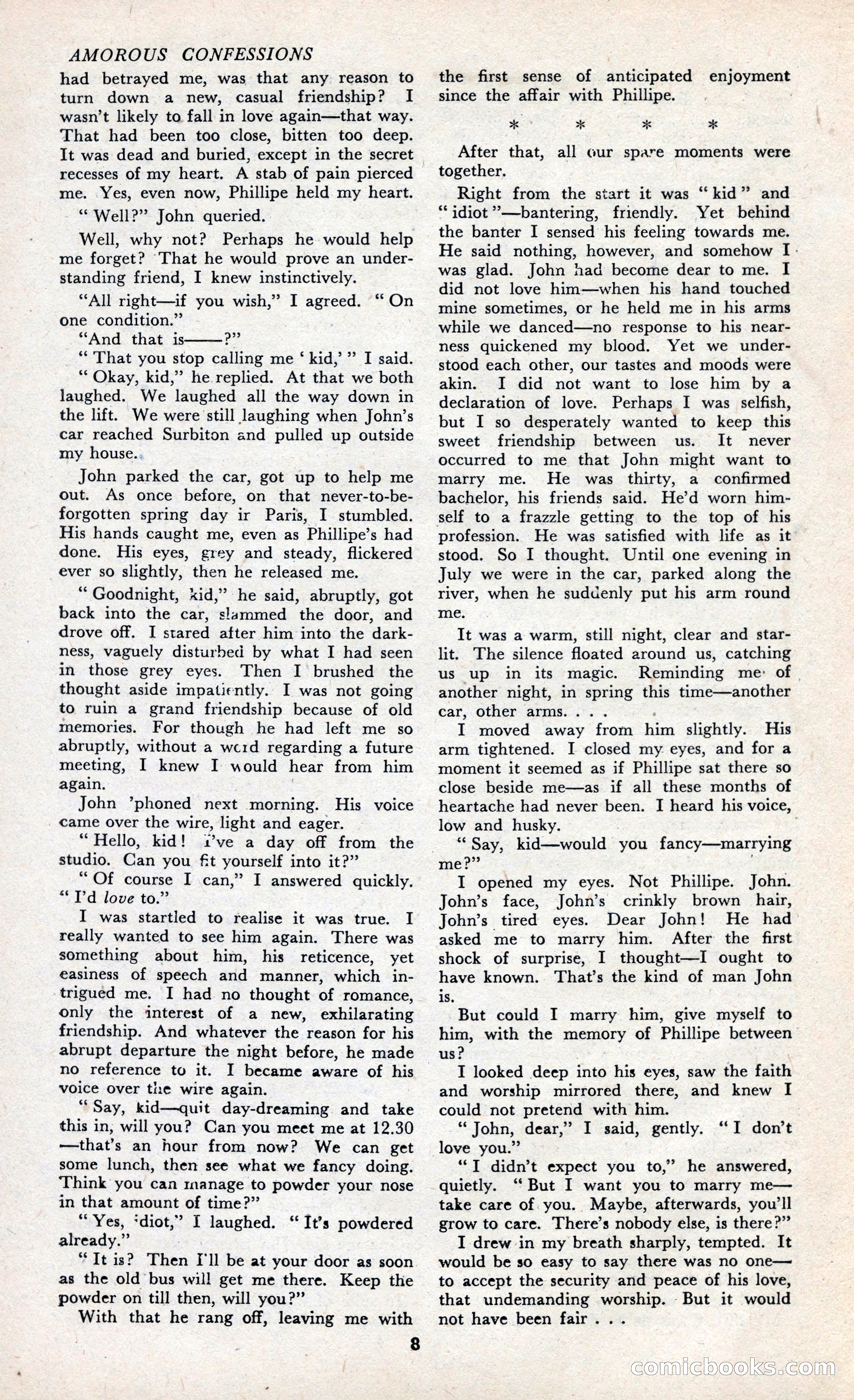 Amorous Confessions Cover — page 10 of 36