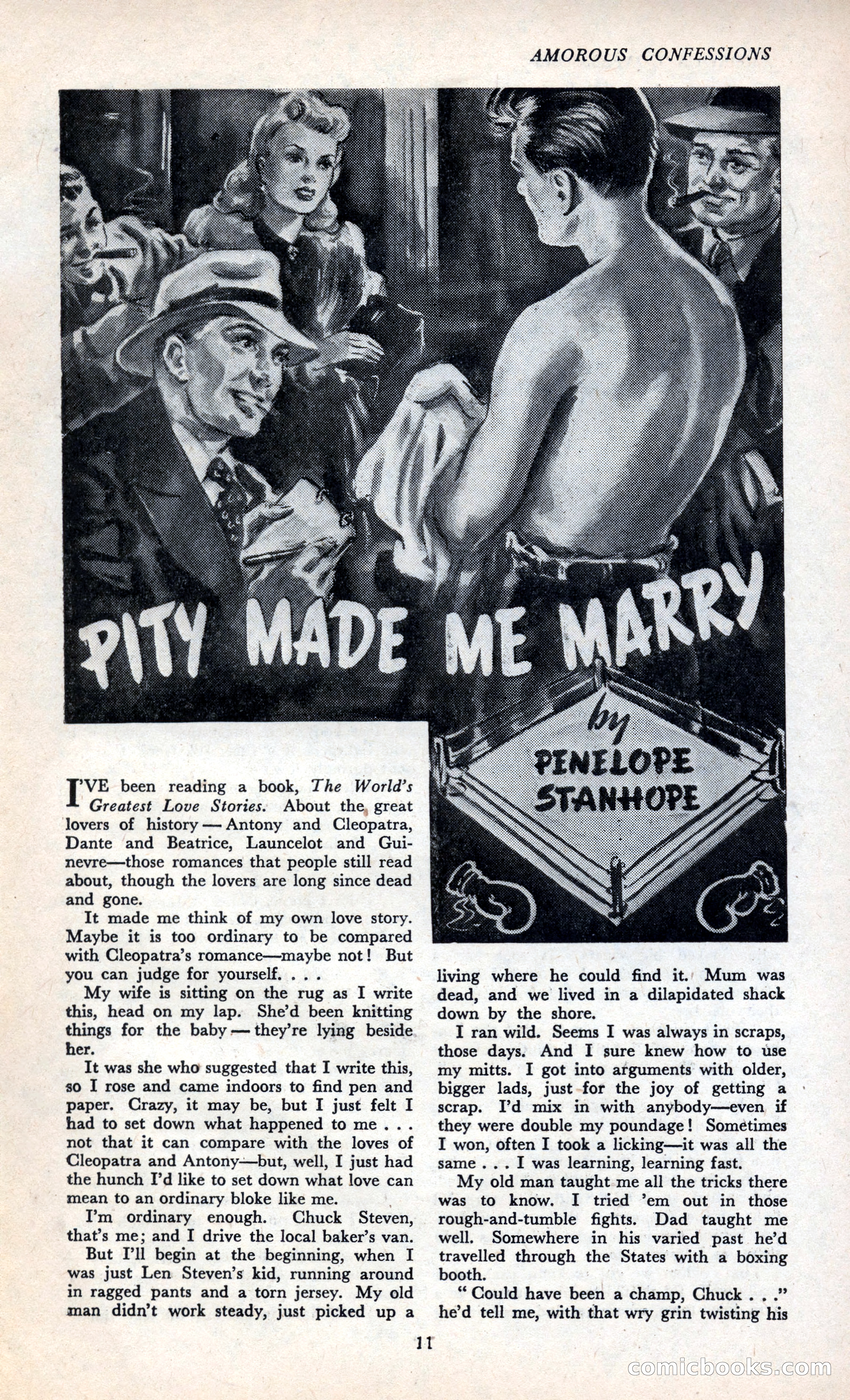 Amorous Confessions Cover — page 13 of 36