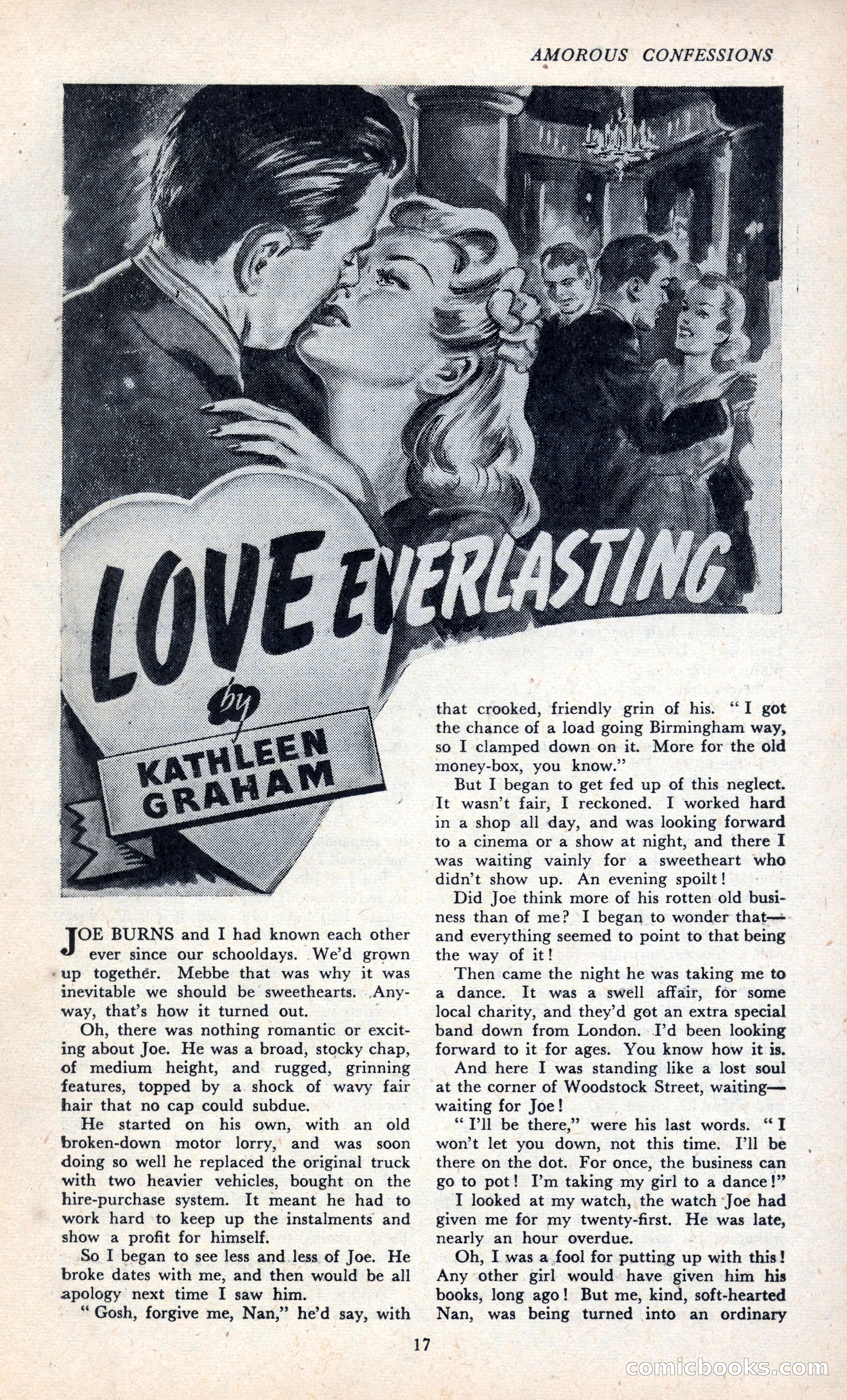 Amorous Confessions Cover — page 19 of 36