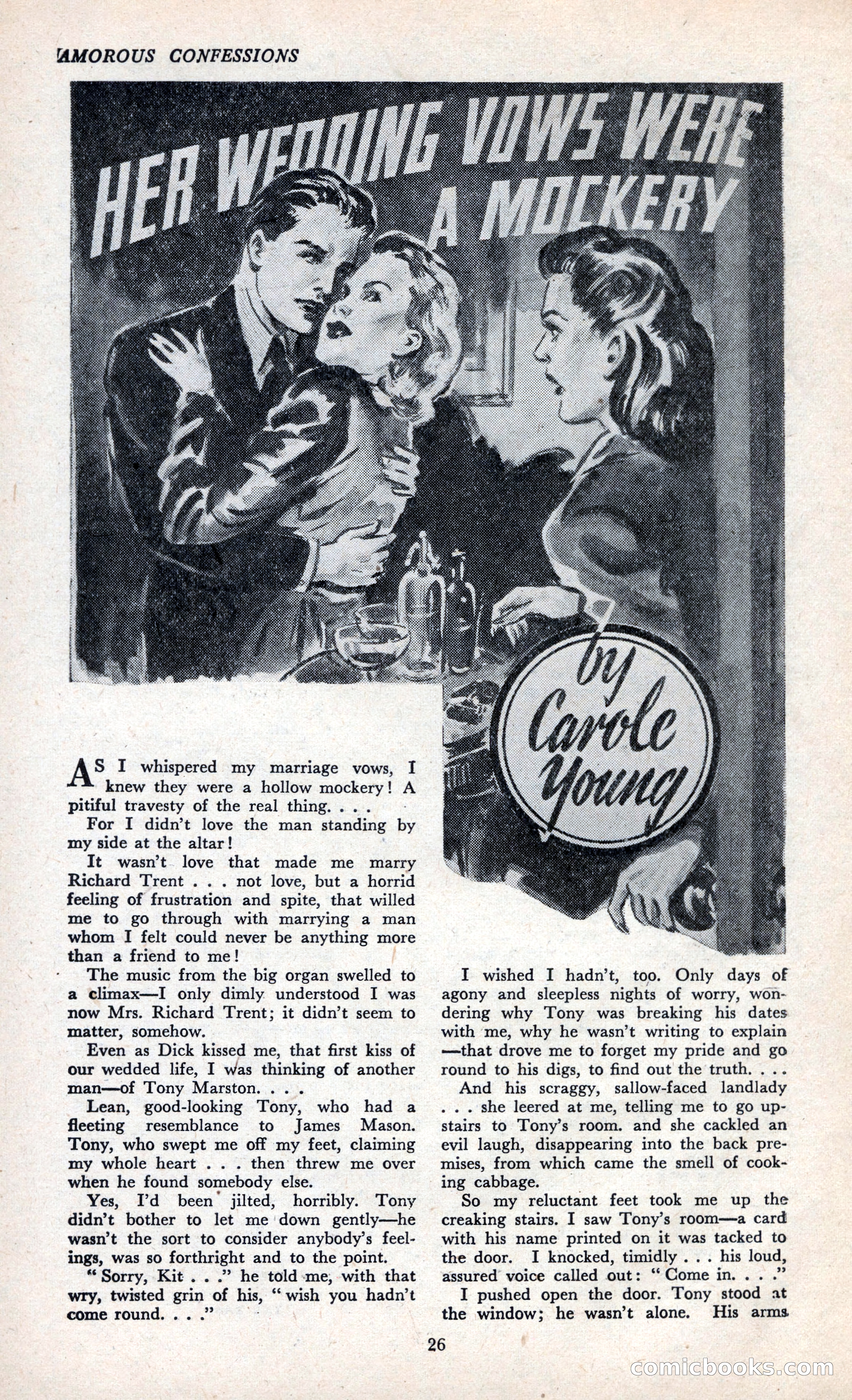 Amorous Confessions Cover — page 28 of 36