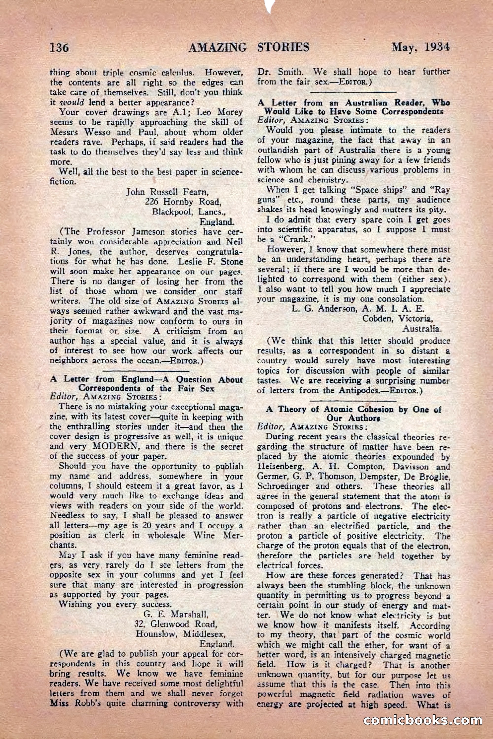 Amazing Stories, May 1934 — page 138 of 148