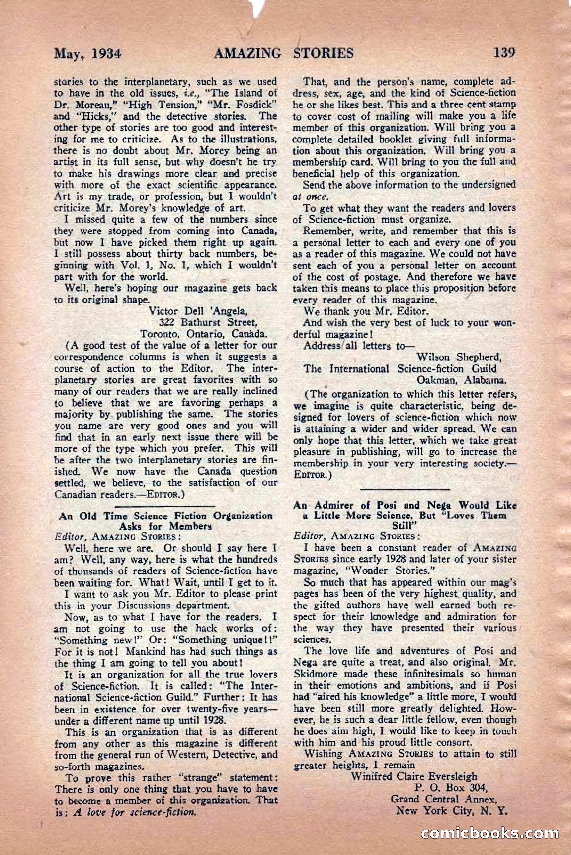 Amazing Stories, May 1934 — page 141 of 148