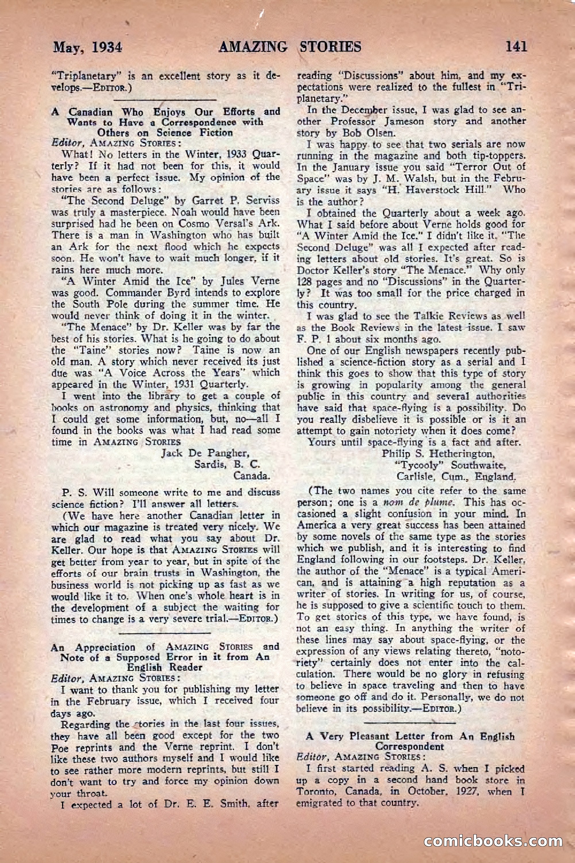 Amazing Stories, May 1934 — page 143 of 148