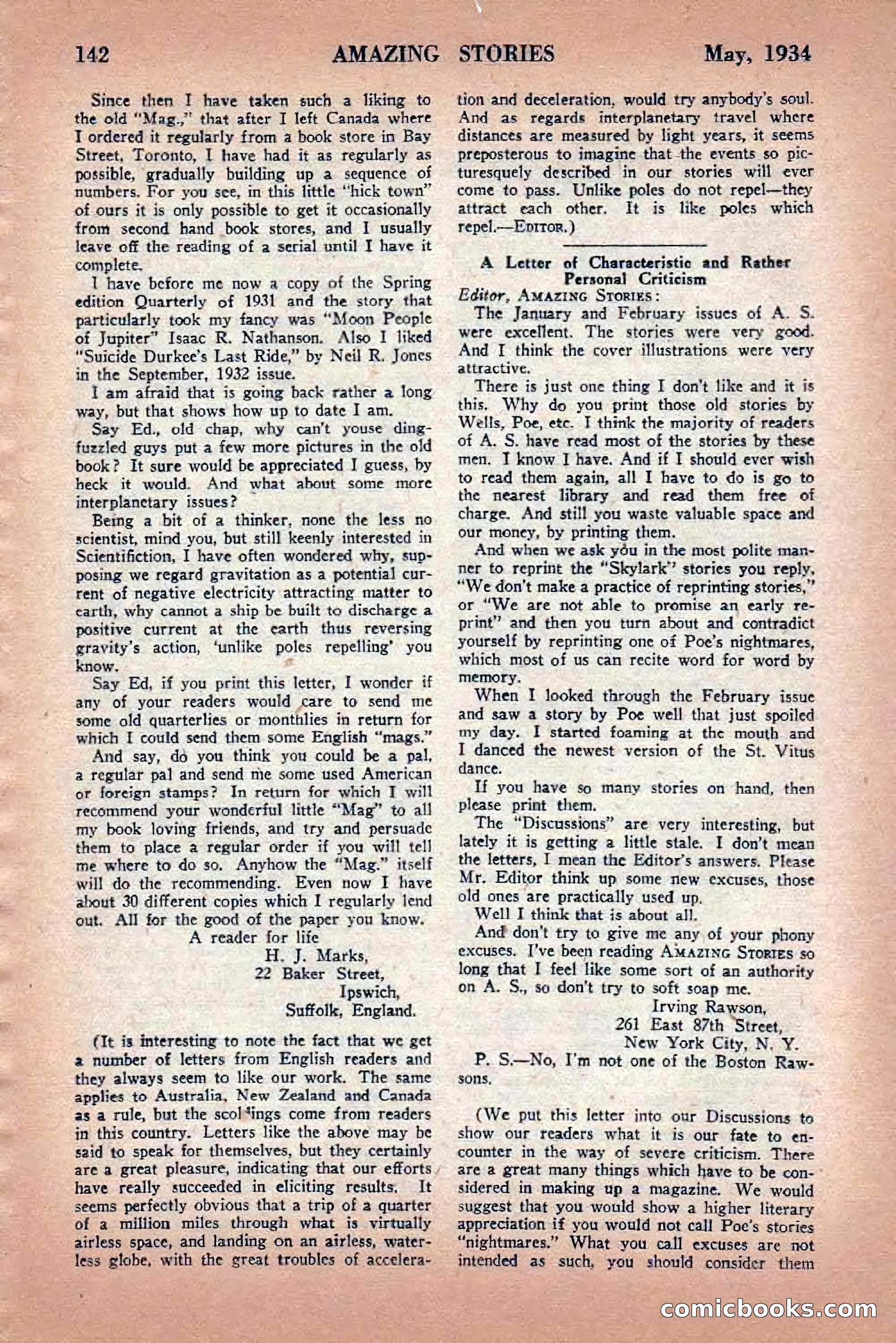 Amazing Stories, May 1934 — page 144 of 148