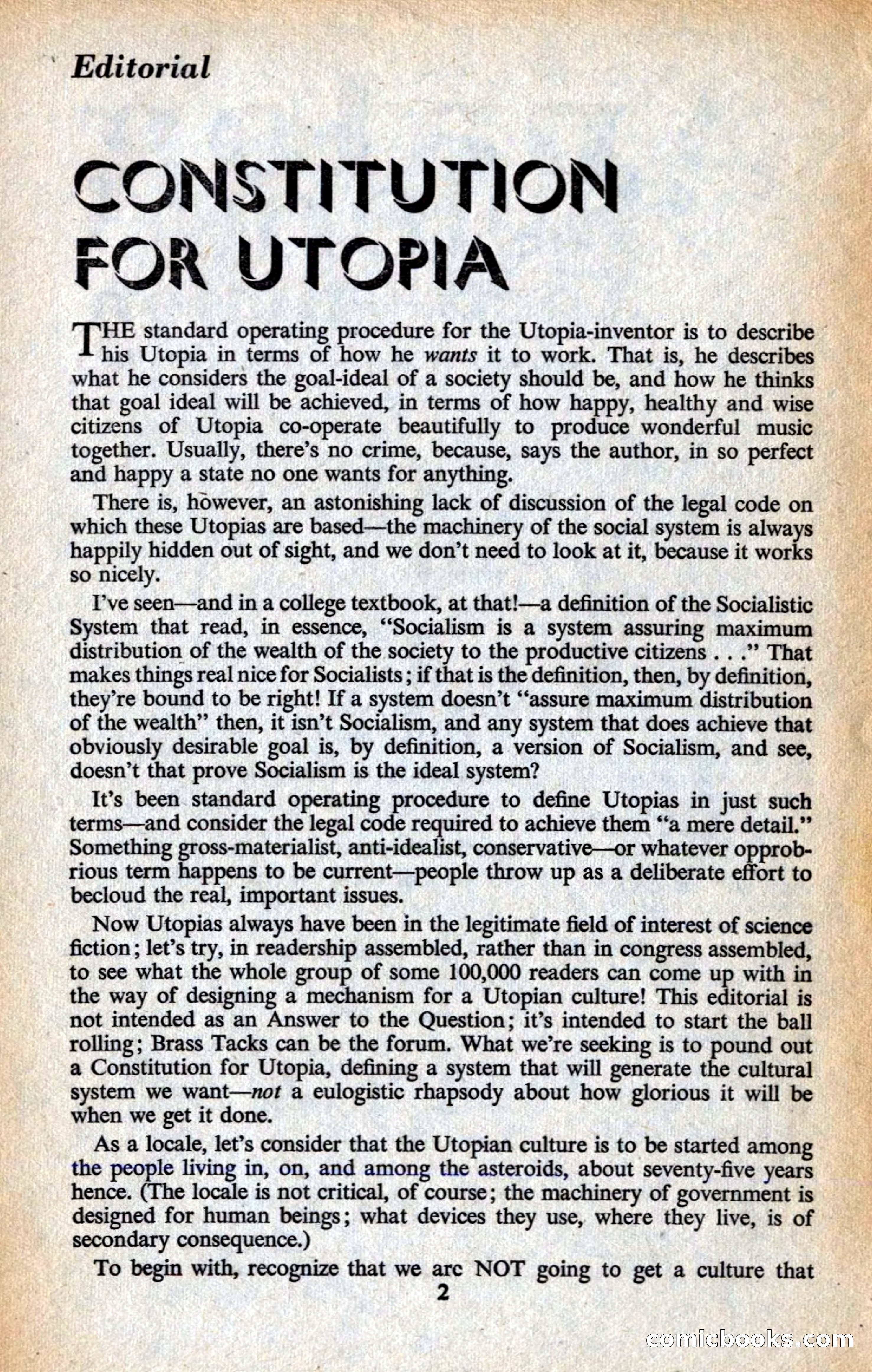 Analog British Edition, July 1961 — page 4 of 132