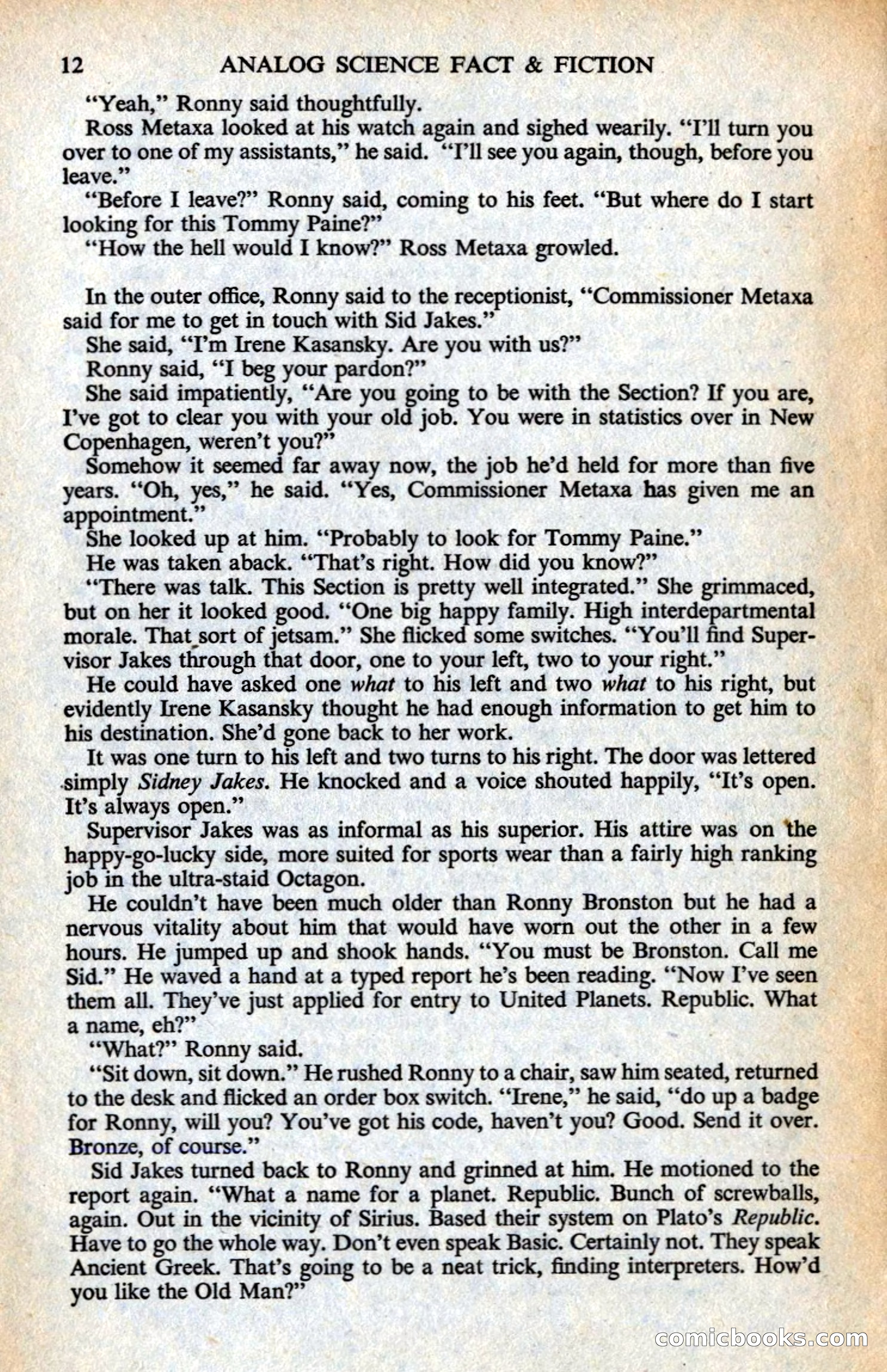 Analog British Edition, July 1961 — page 14 of 132
