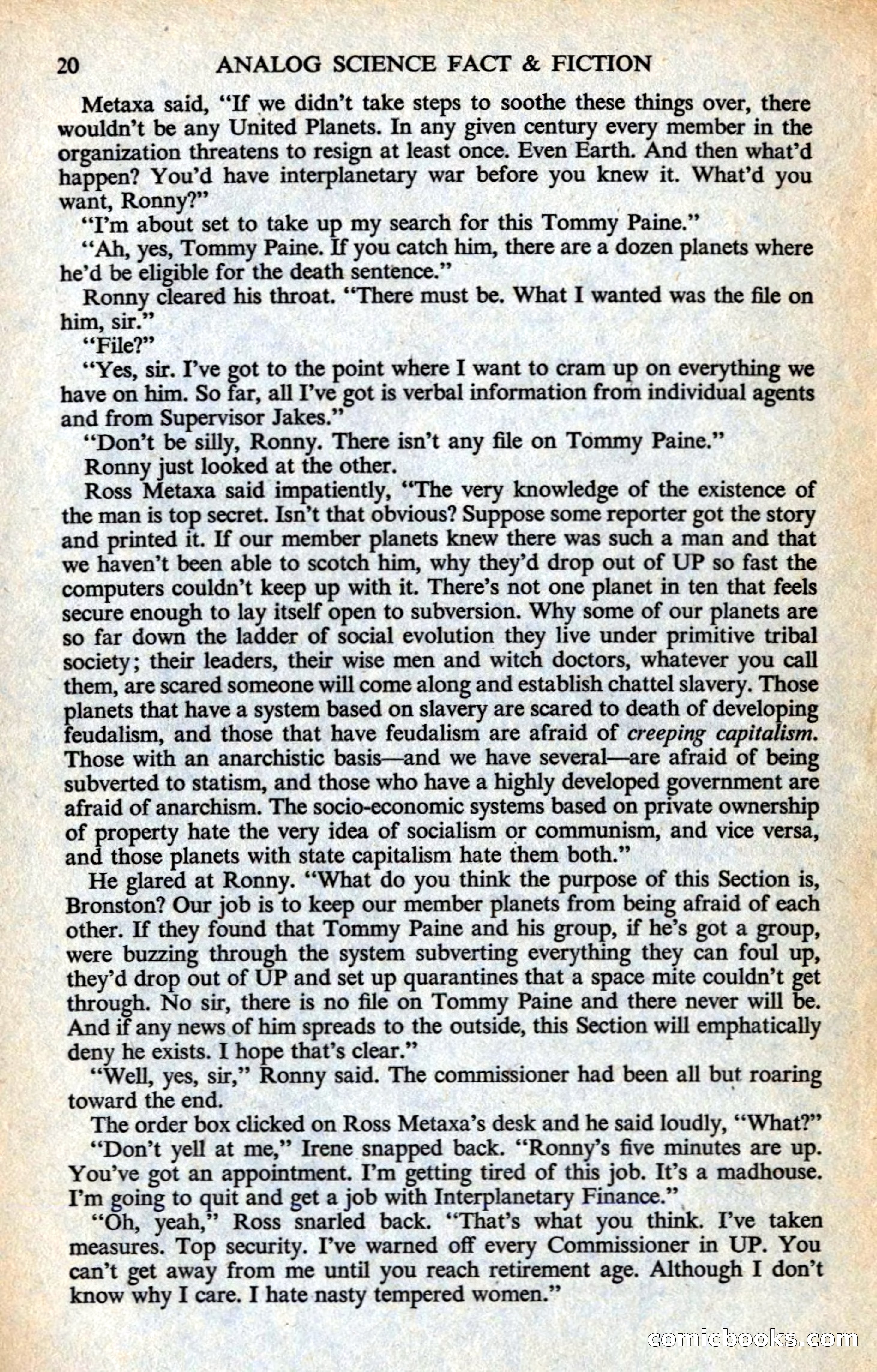 Analog British Edition, July 1961 — page 22 of 132