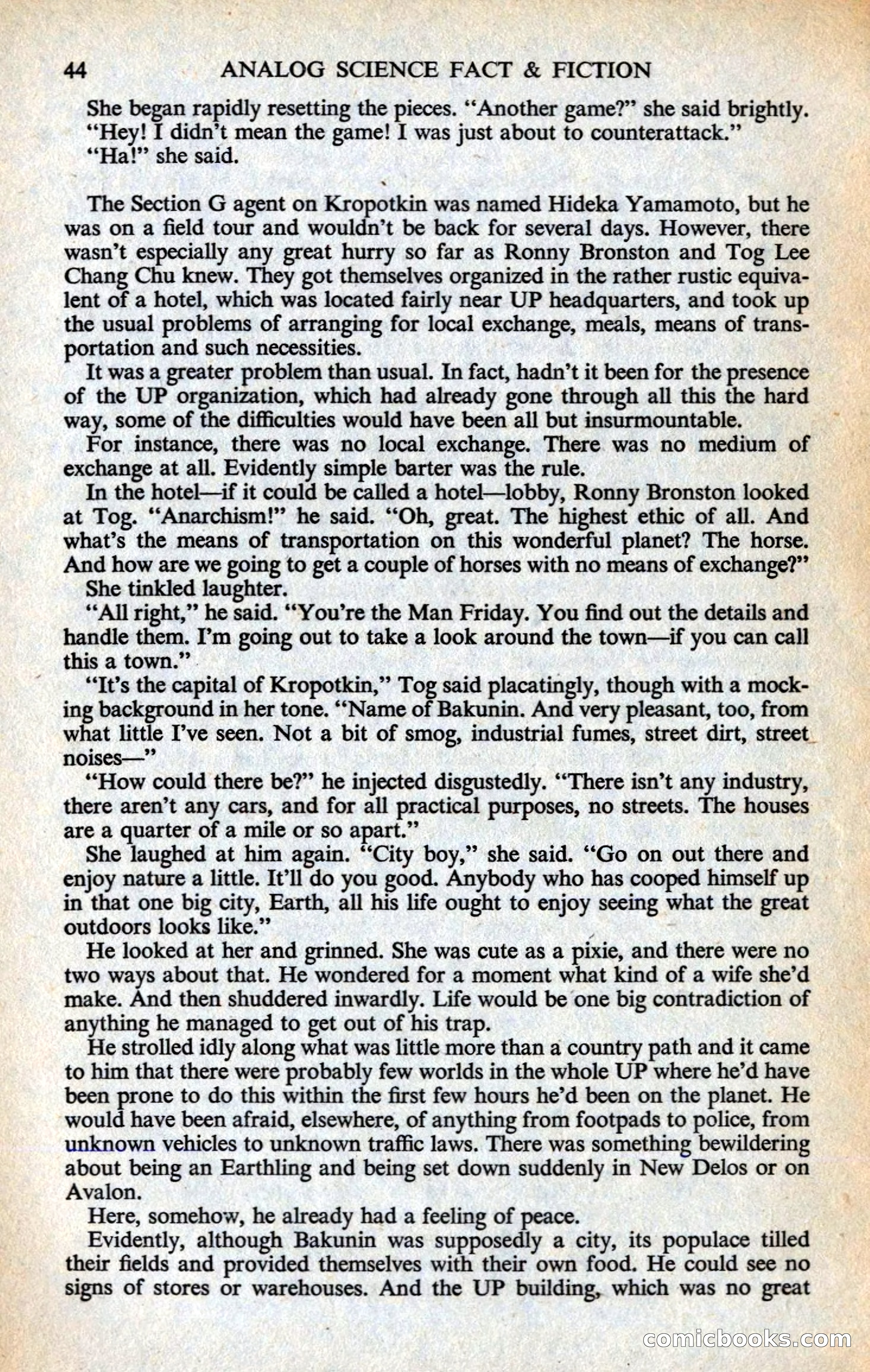 Analog British Edition, July 1961 — page 46 of 132