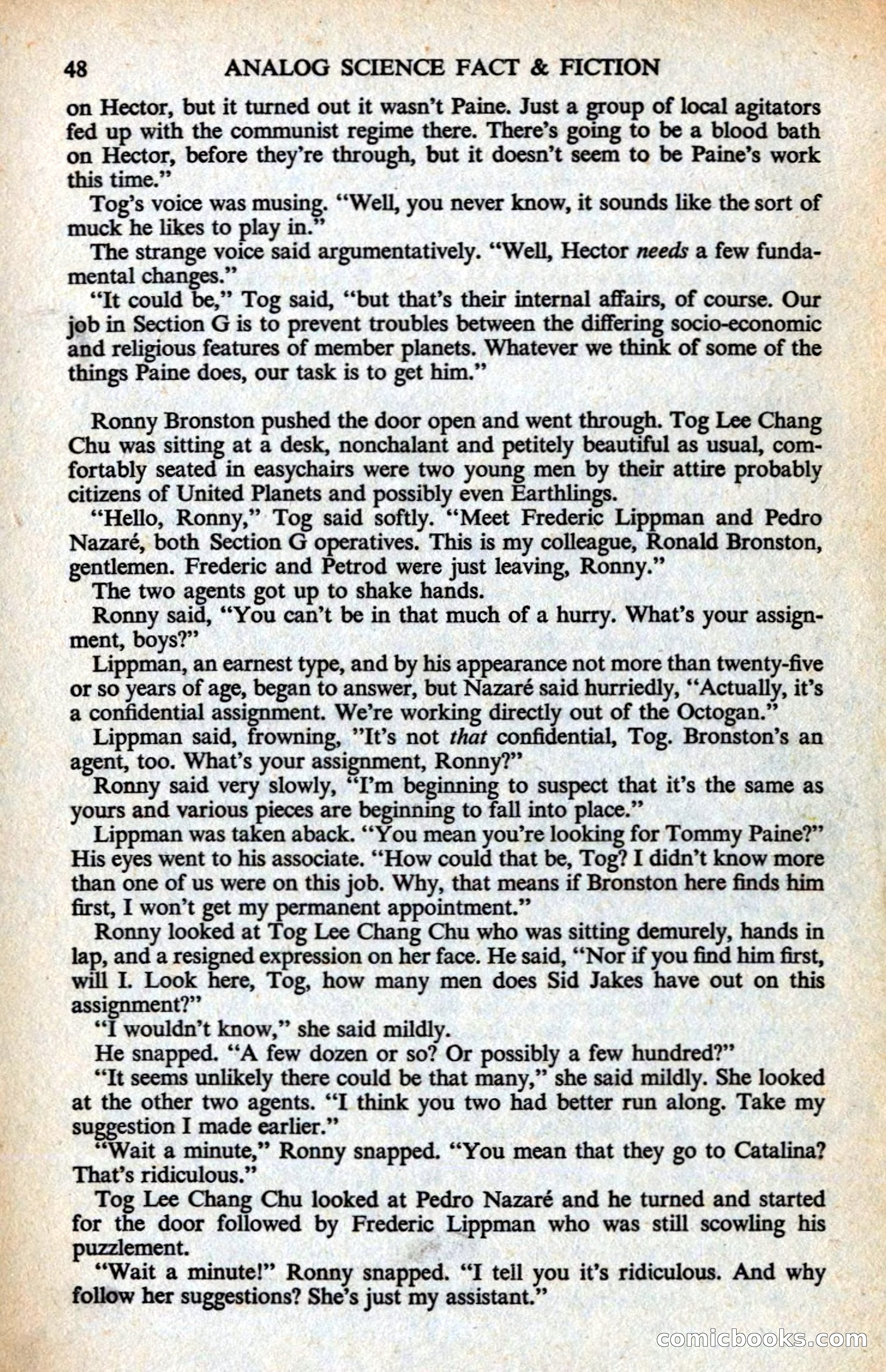 Analog British Edition, July 1961 — page 50 of 132