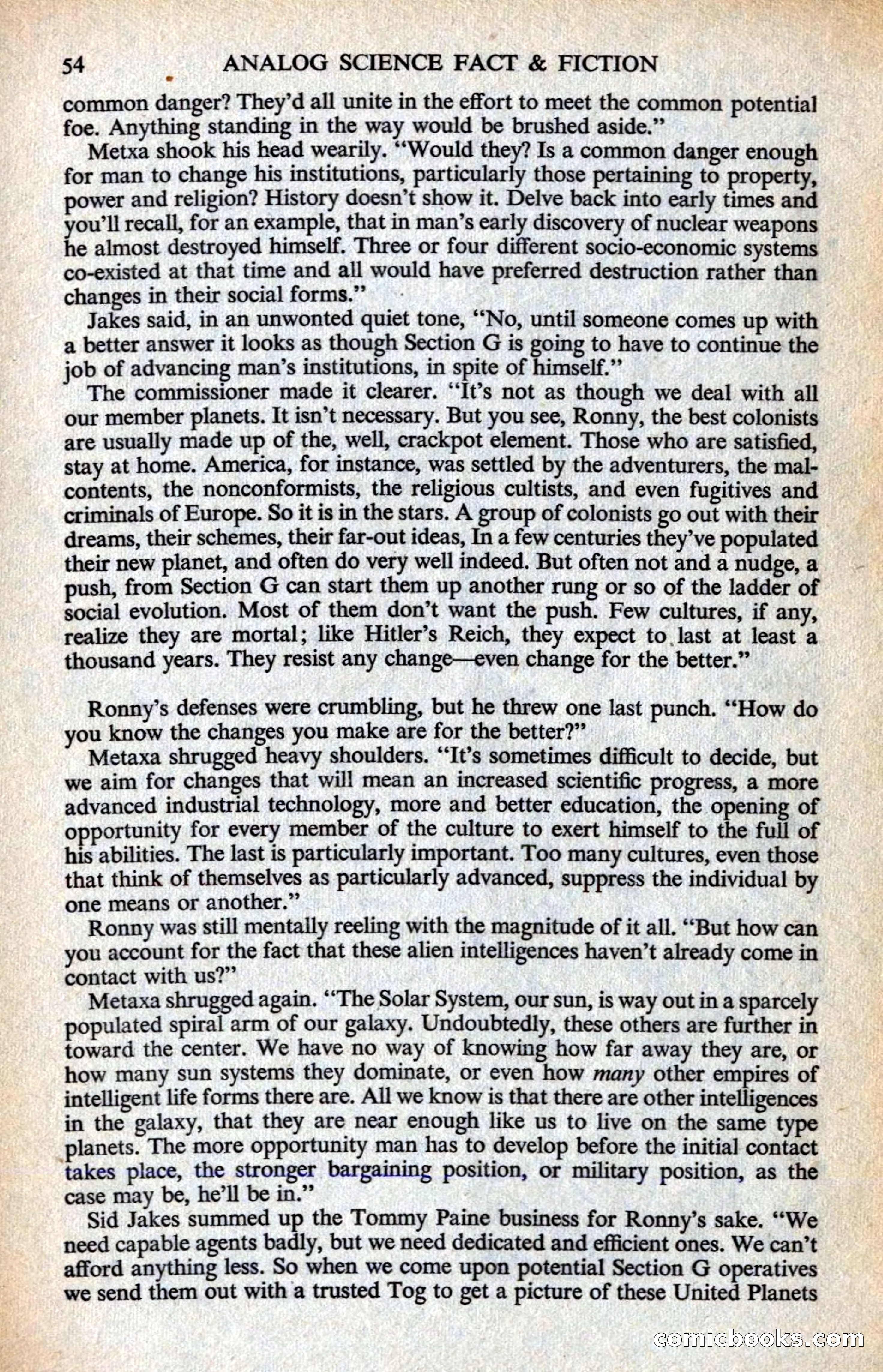 Analog British Edition, July 1961 — page 56 of 132
