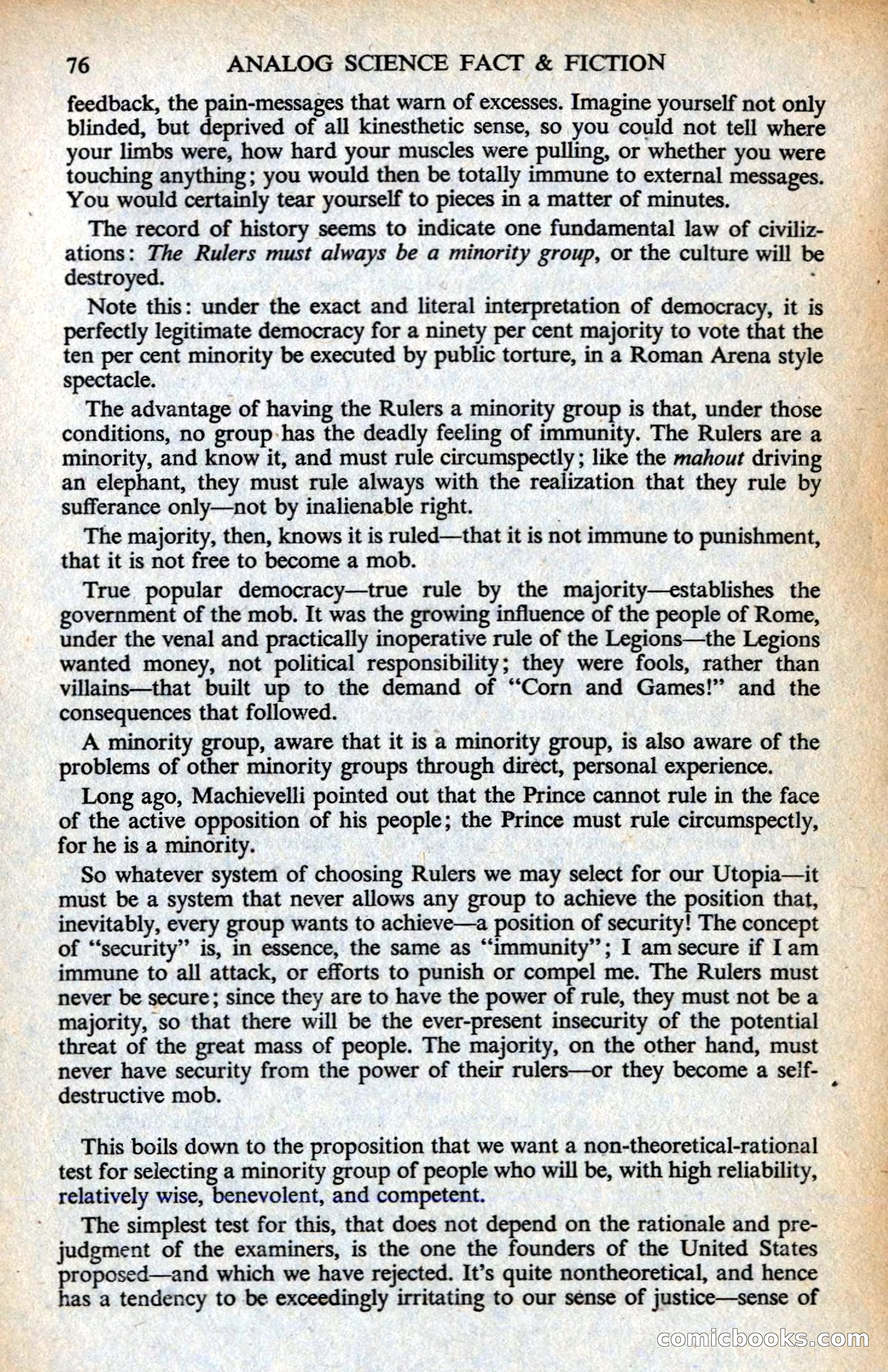 Analog British Edition, July 1961 — page 78 of 132