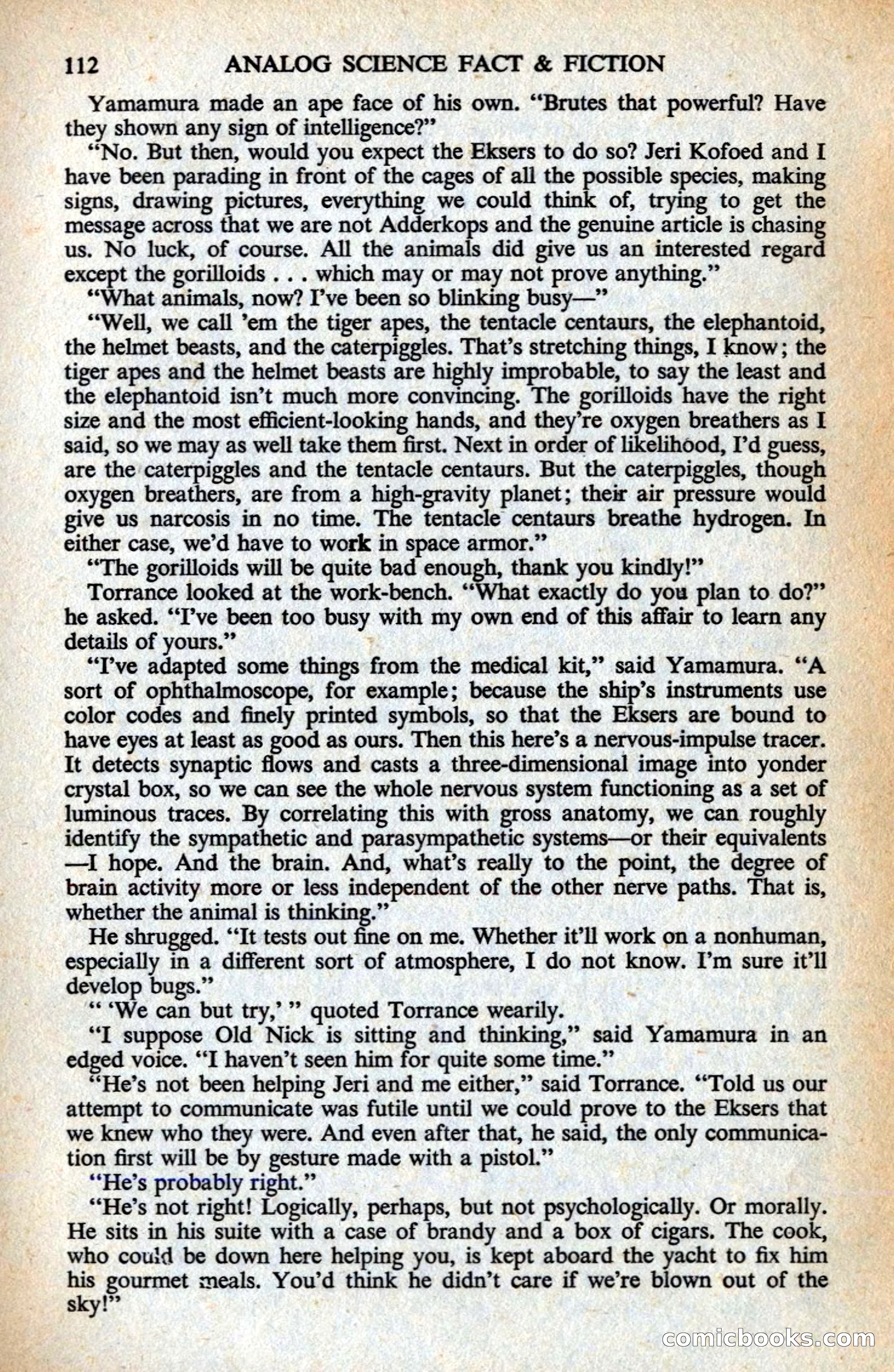 Analog British Edition, July 1961 — page 114 of 132