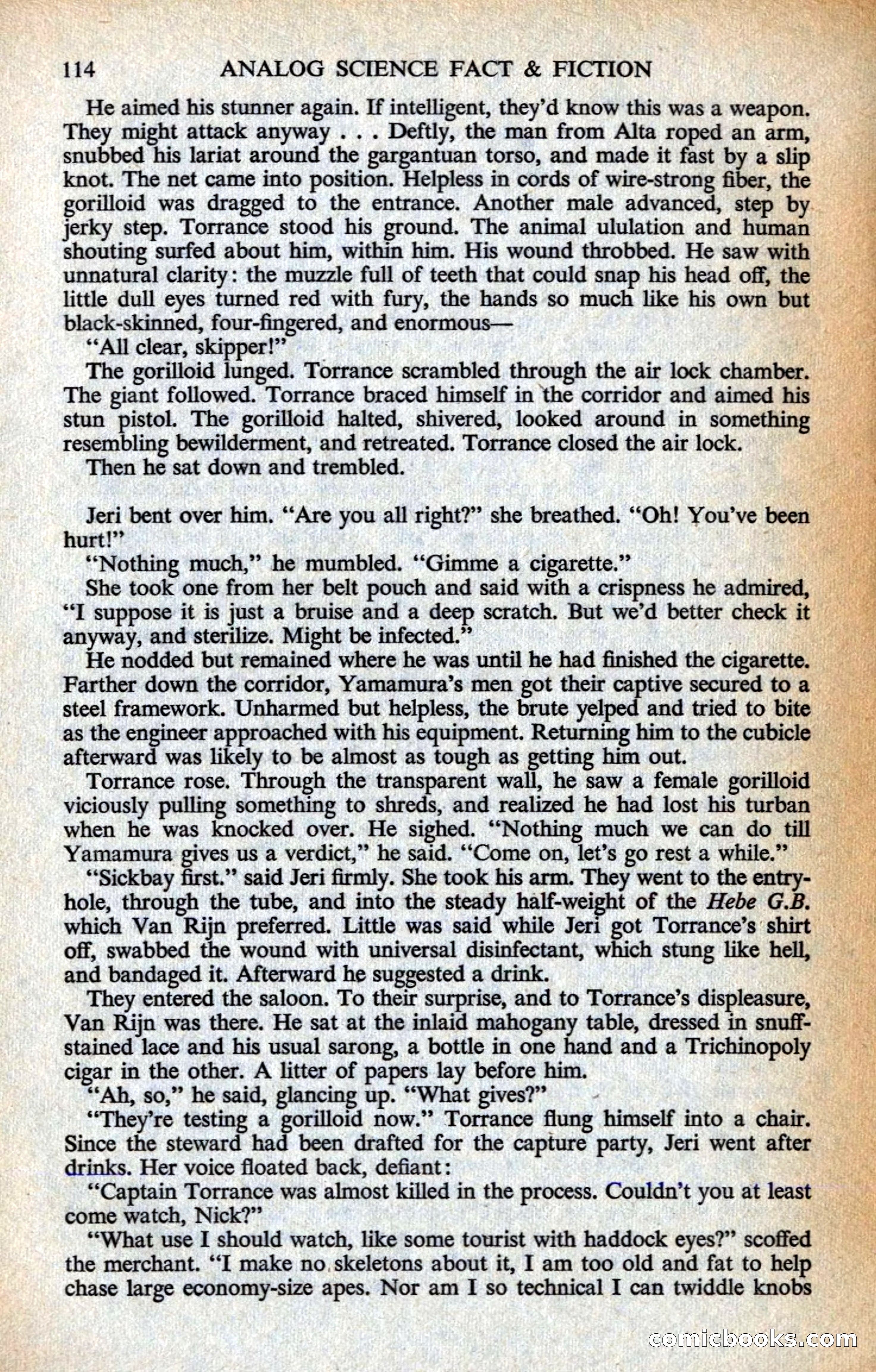 Analog British Edition, July 1961 — page 116 of 132