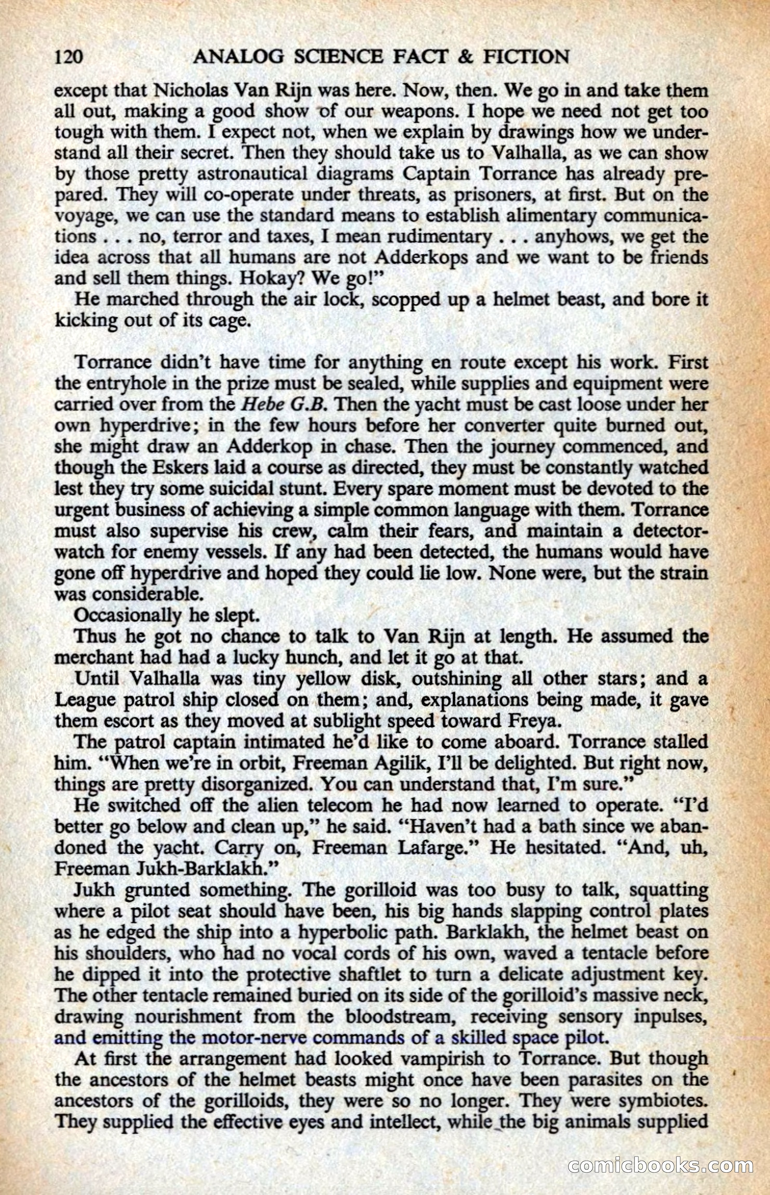 Analog British Edition, July 1961 — page 122 of 132