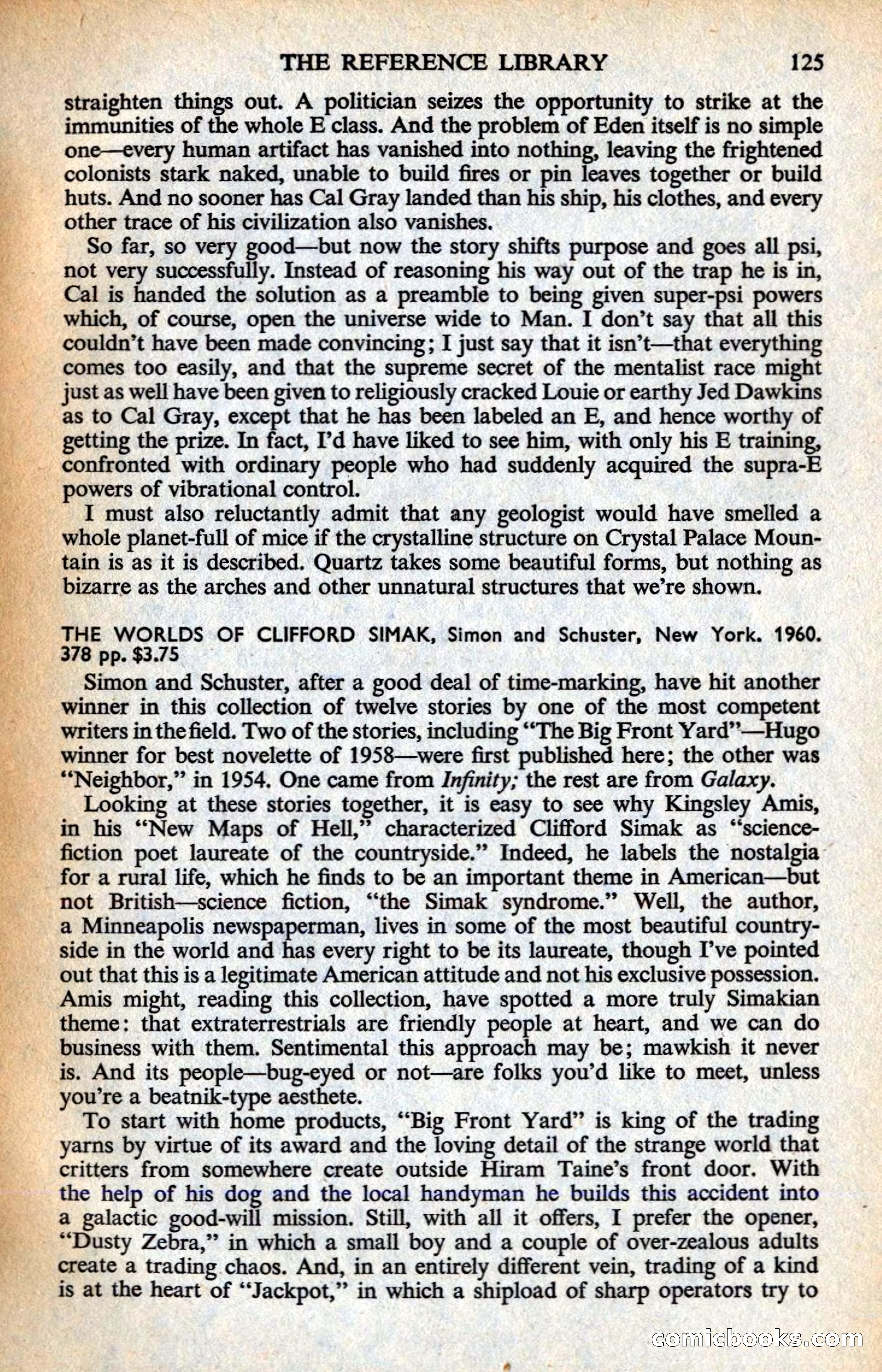 Analog British Edition, July 1961 — page 127 of 132