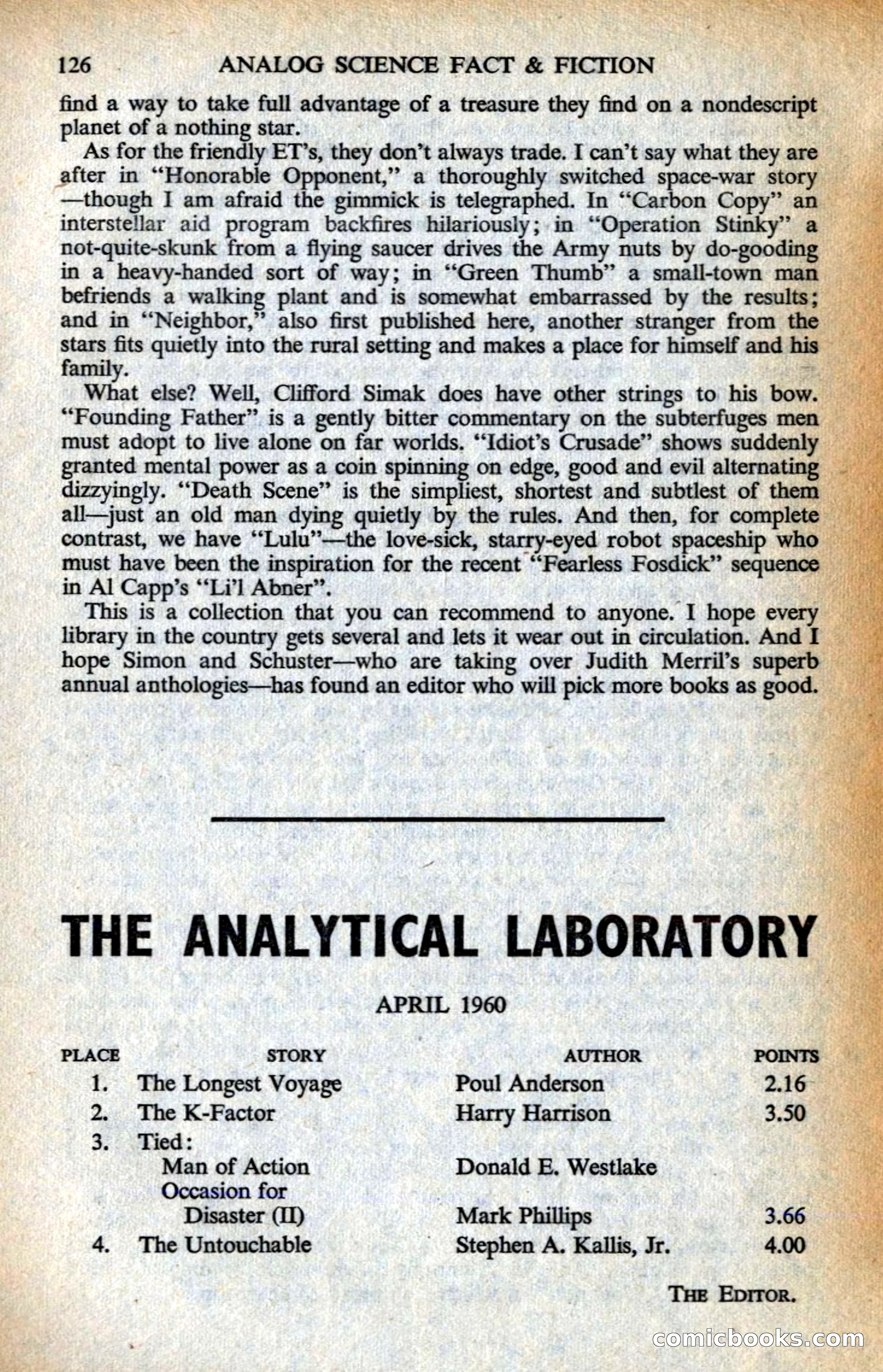 Analog British Edition, July 1961 — page 128 of 132