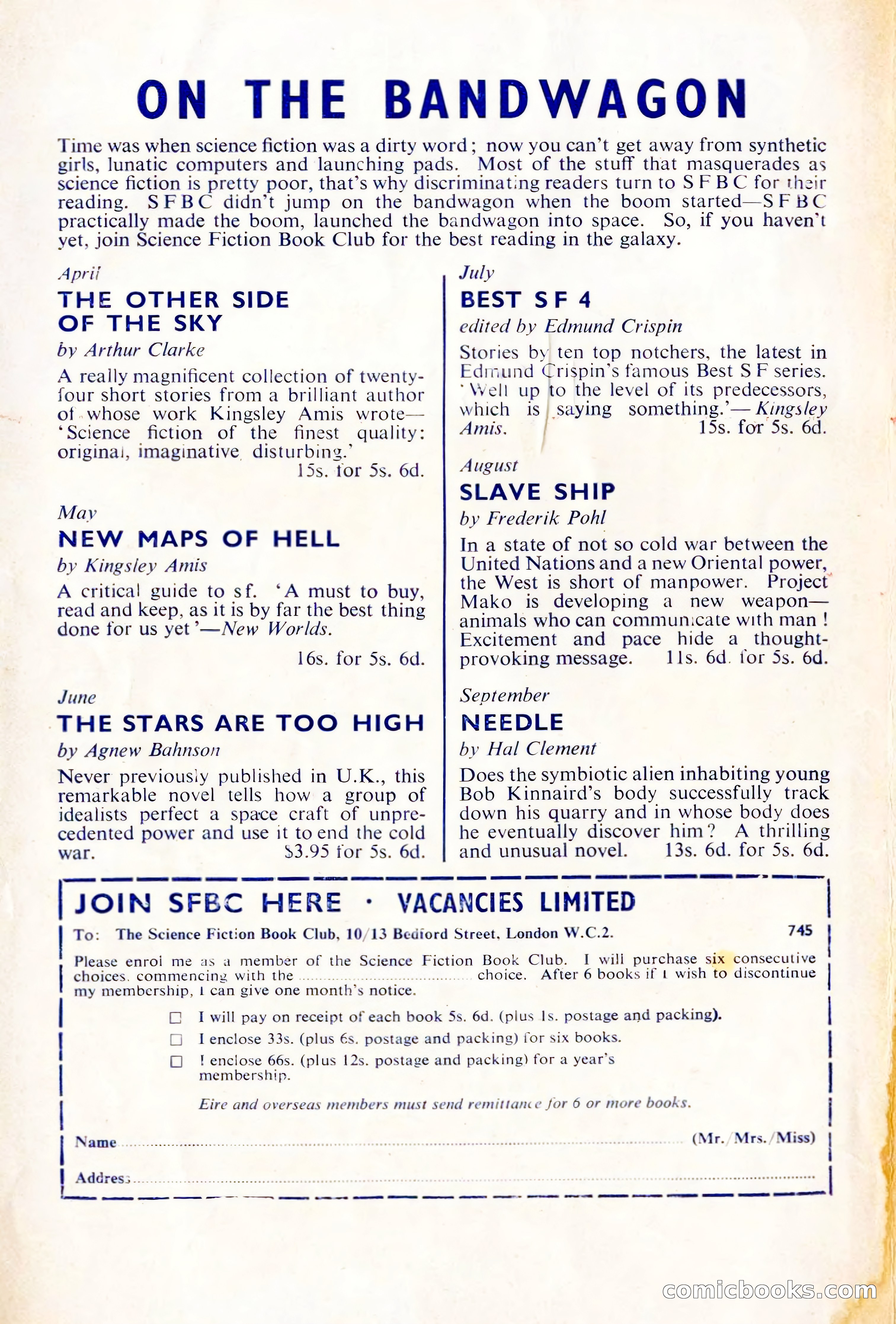 Analog Science Fiction Magazine, British Edition — page 1 of 132