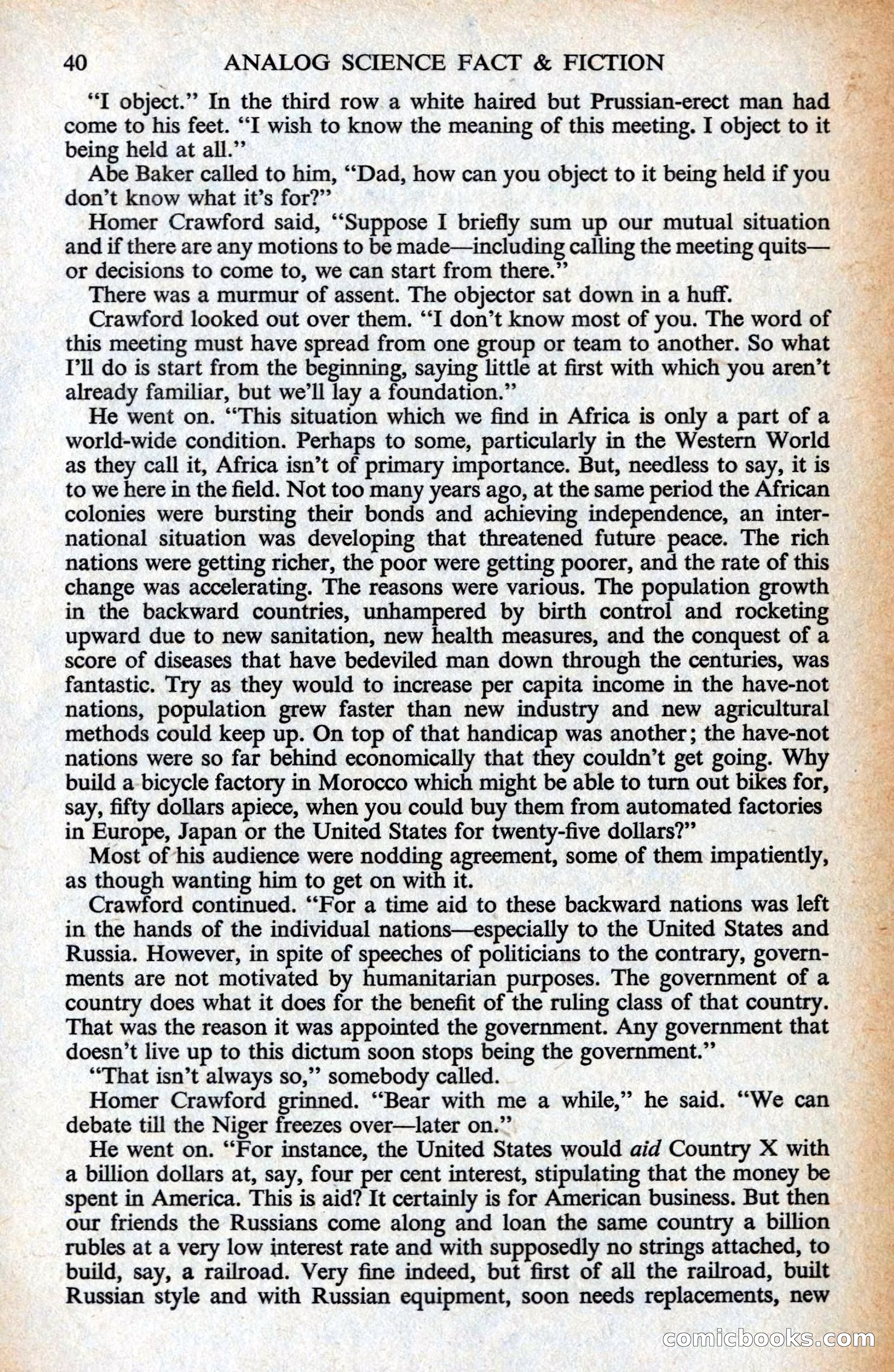 Analog Science Fiction Magazine, British Edition — page 42 of 132
