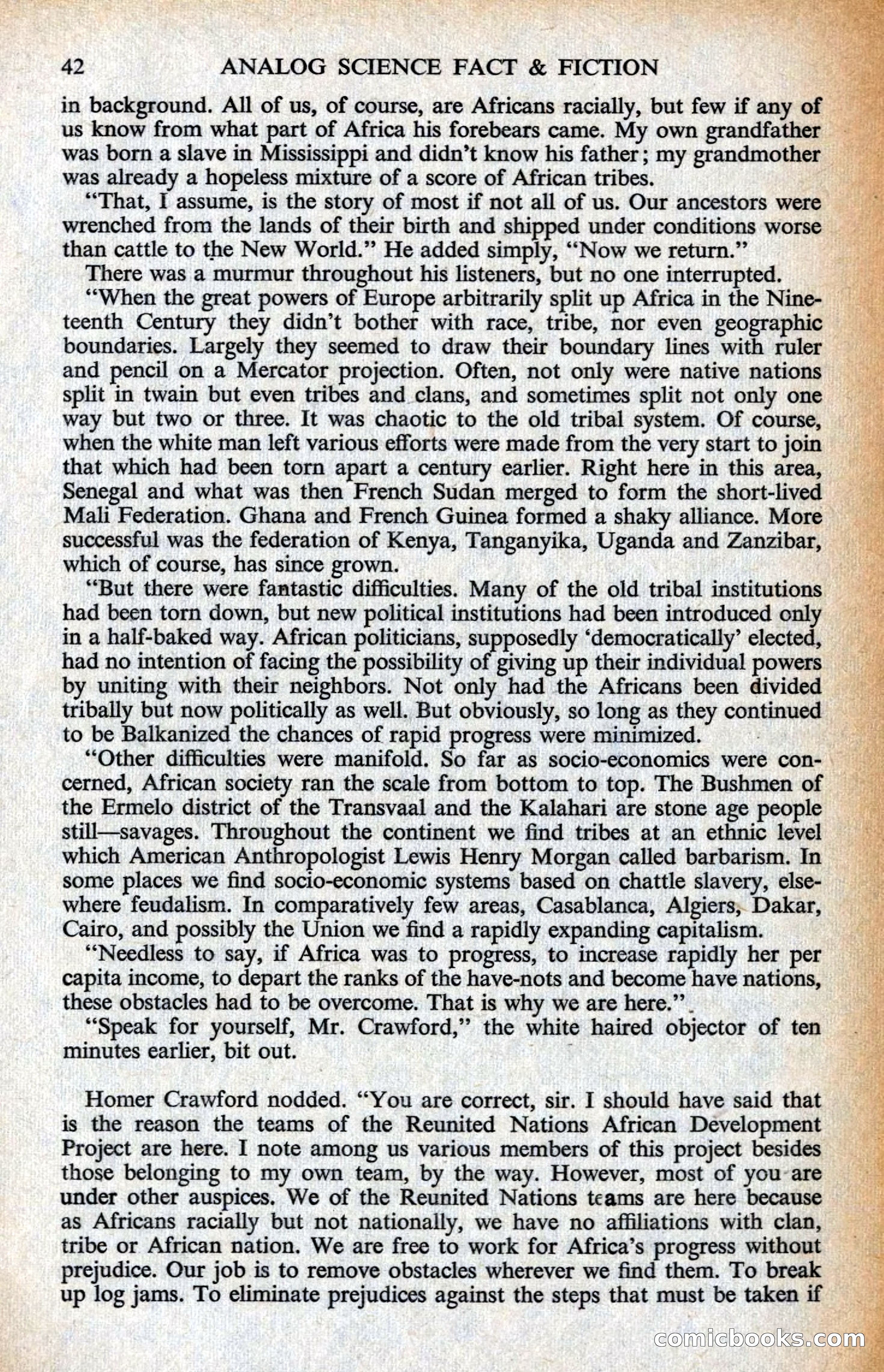 Analog Science Fiction Magazine, British Edition — page 44 of 132