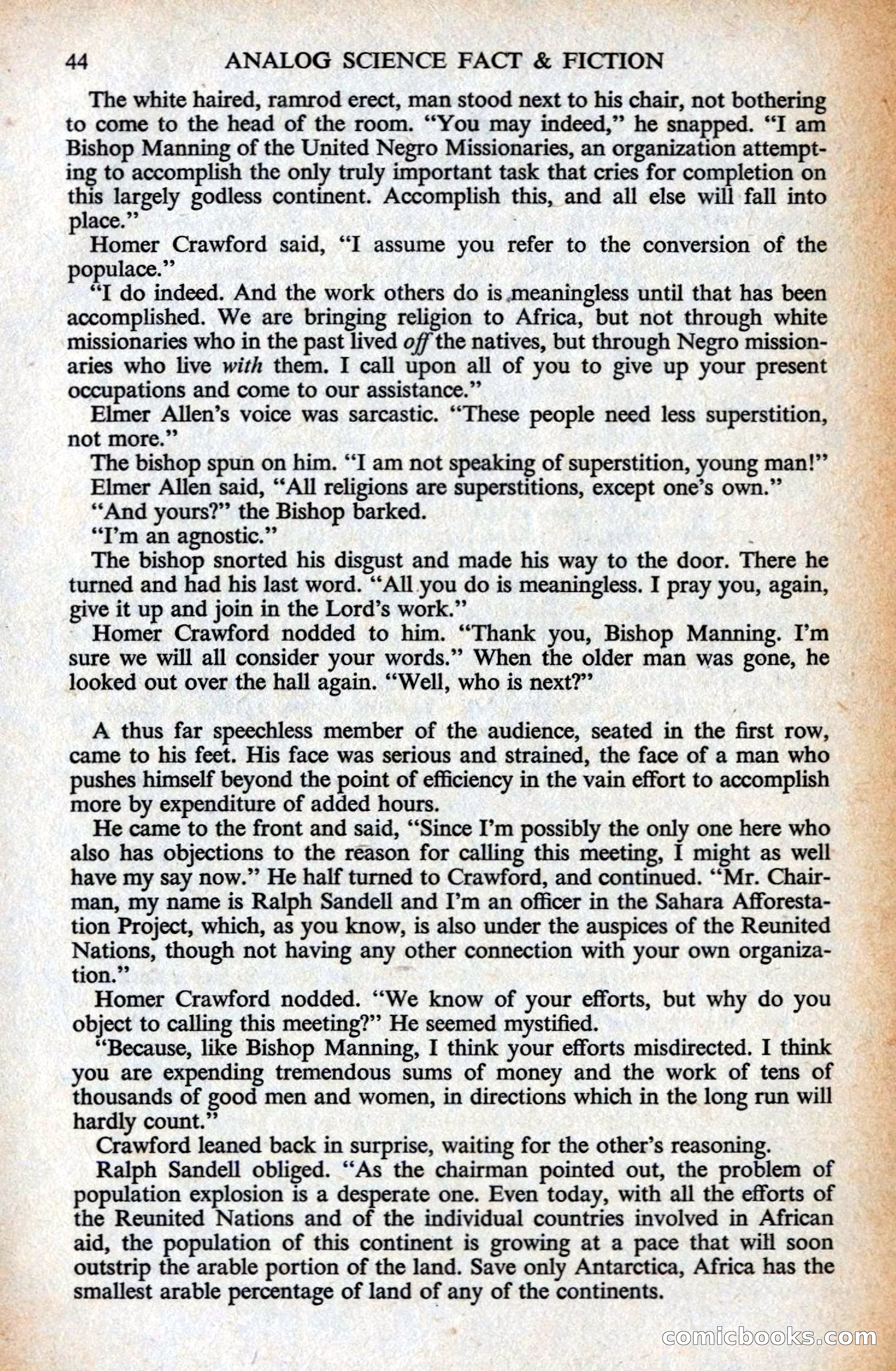 Analog Science Fiction Magazine, British Edition — page 46 of 132