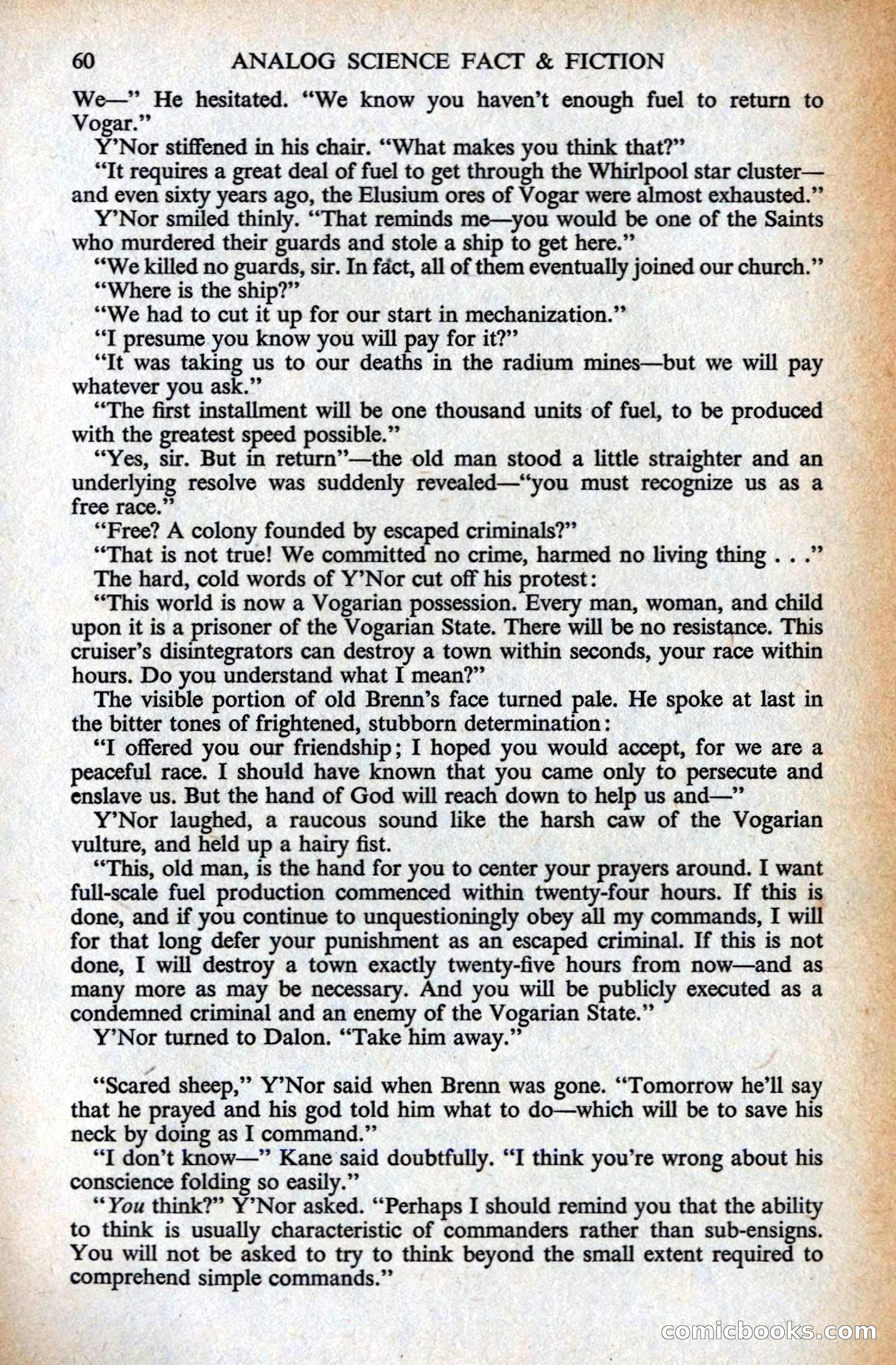 Analog Science Fiction Magazine, British Edition — page 62 of 132