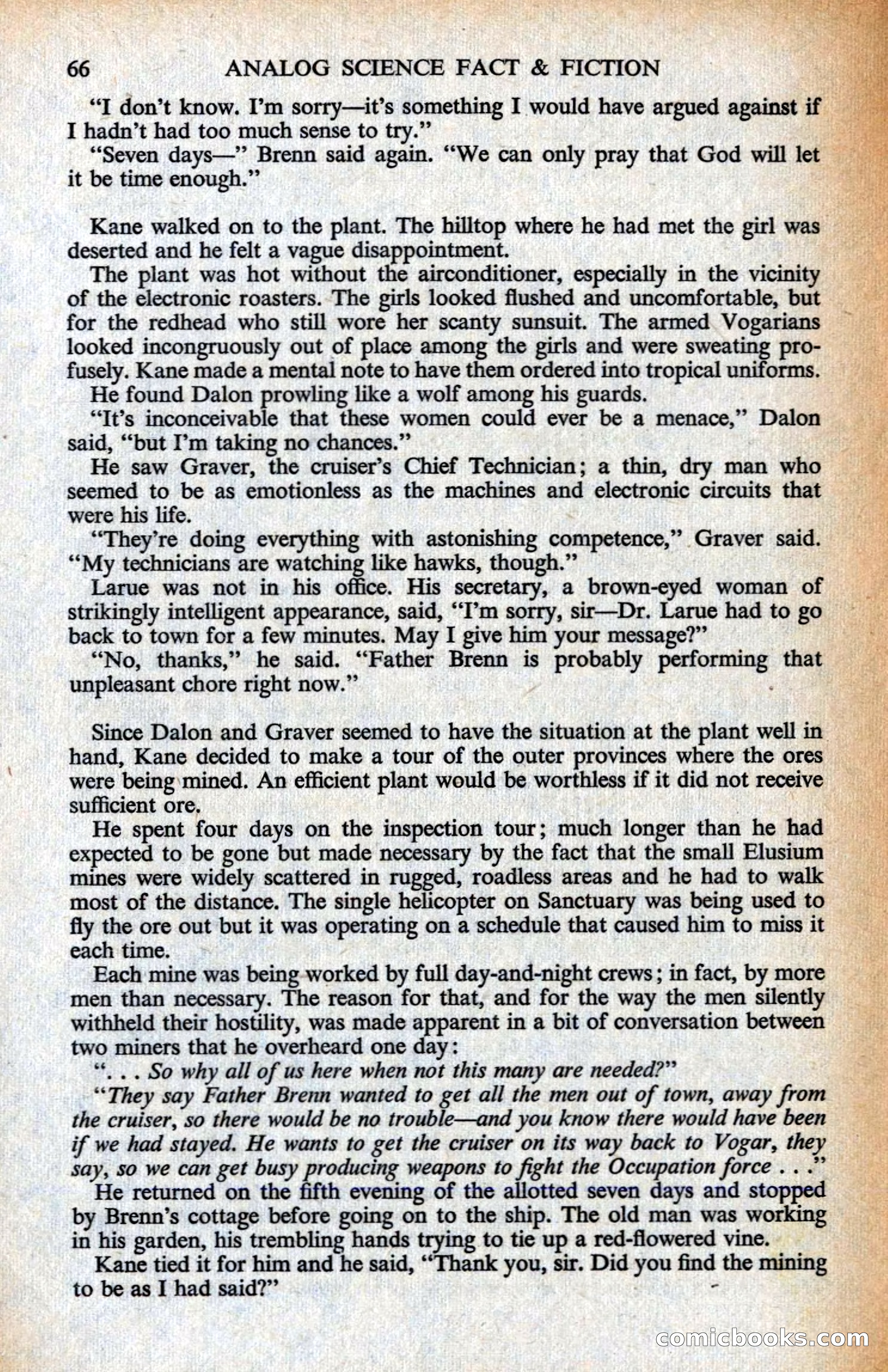 Analog Science Fiction Magazine, British Edition — page 68 of 132