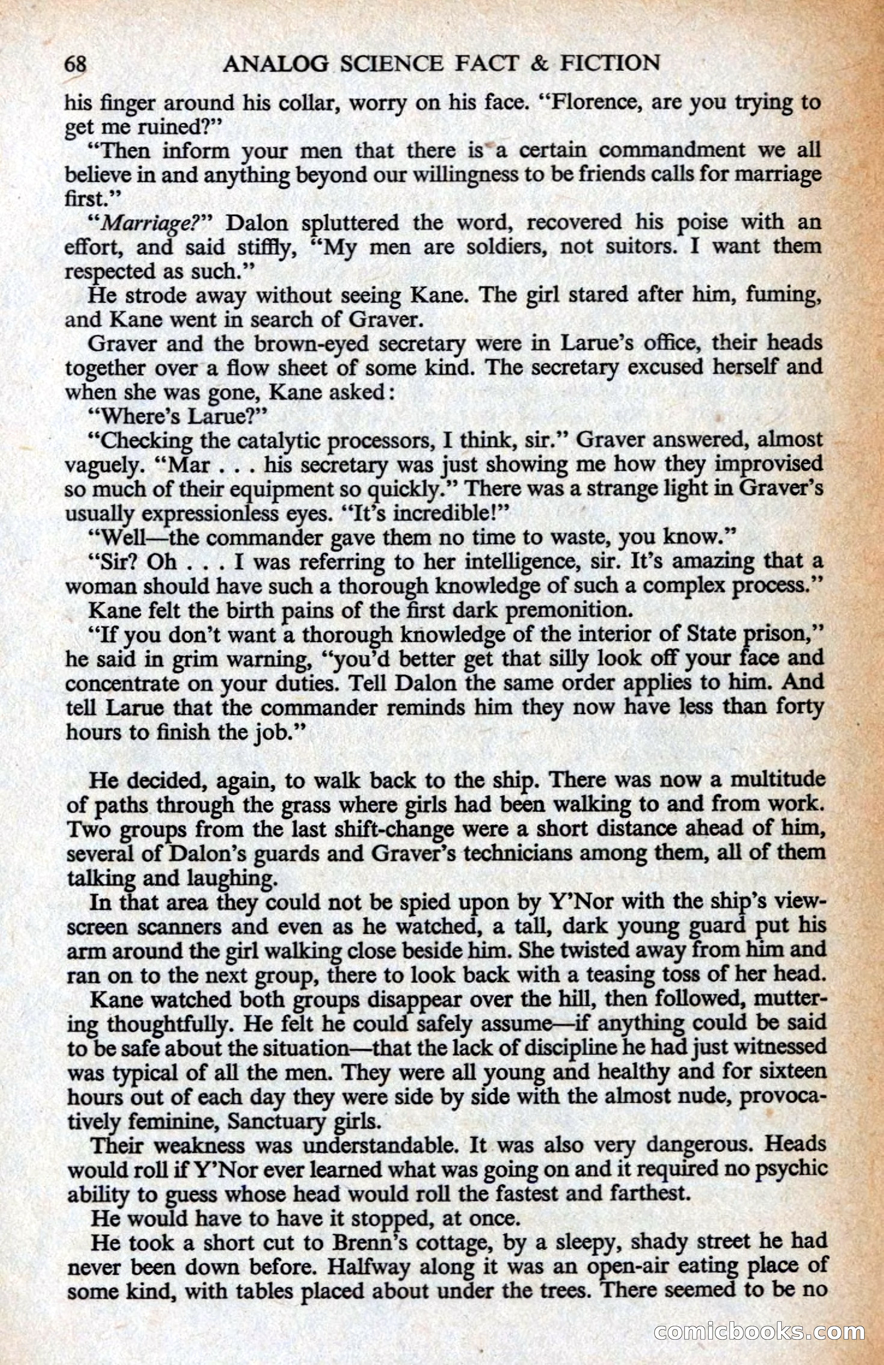Analog Science Fiction Magazine, British Edition — page 70 of 132