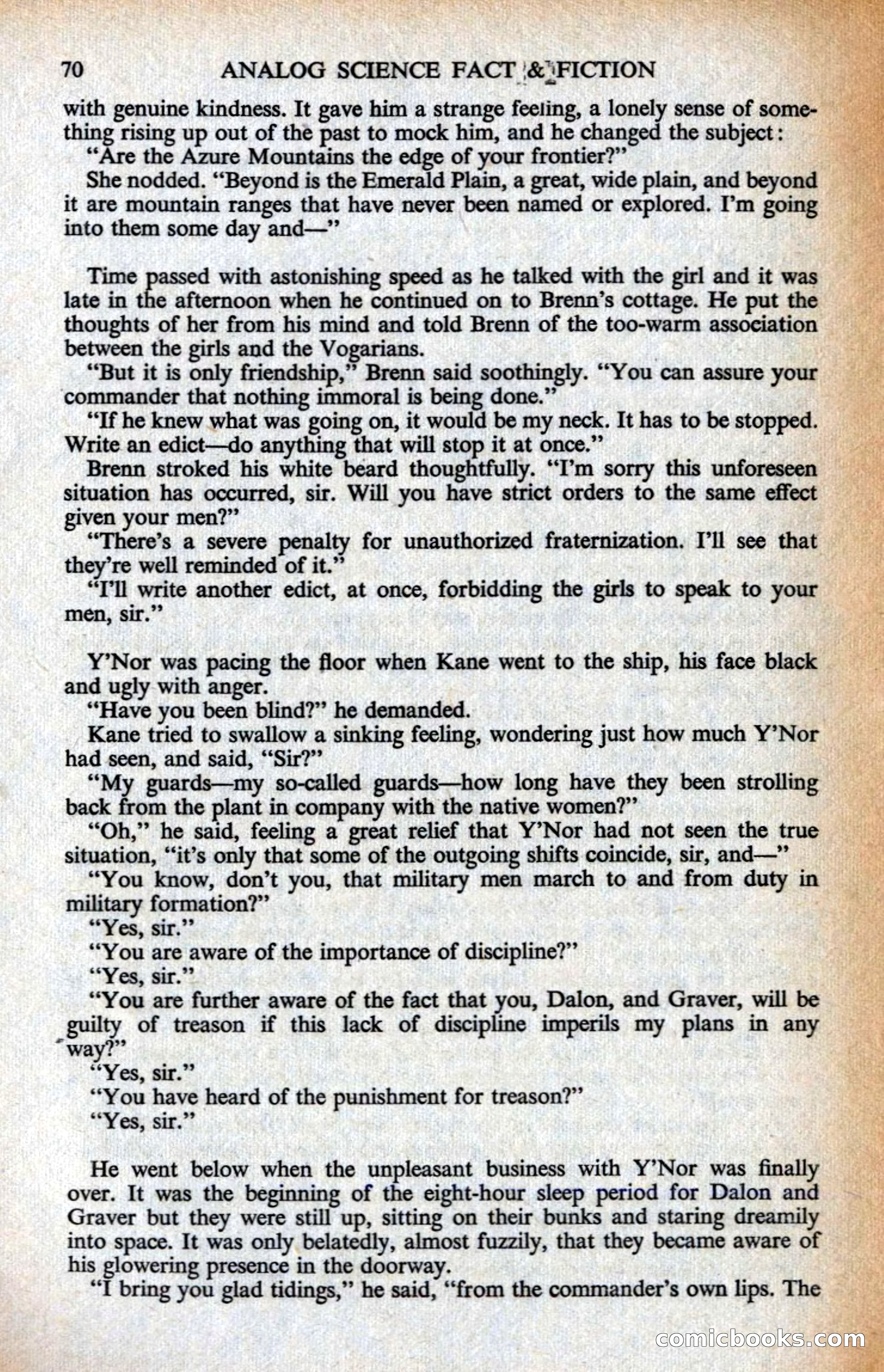 Analog Science Fiction Magazine, British Edition — page 72 of 132