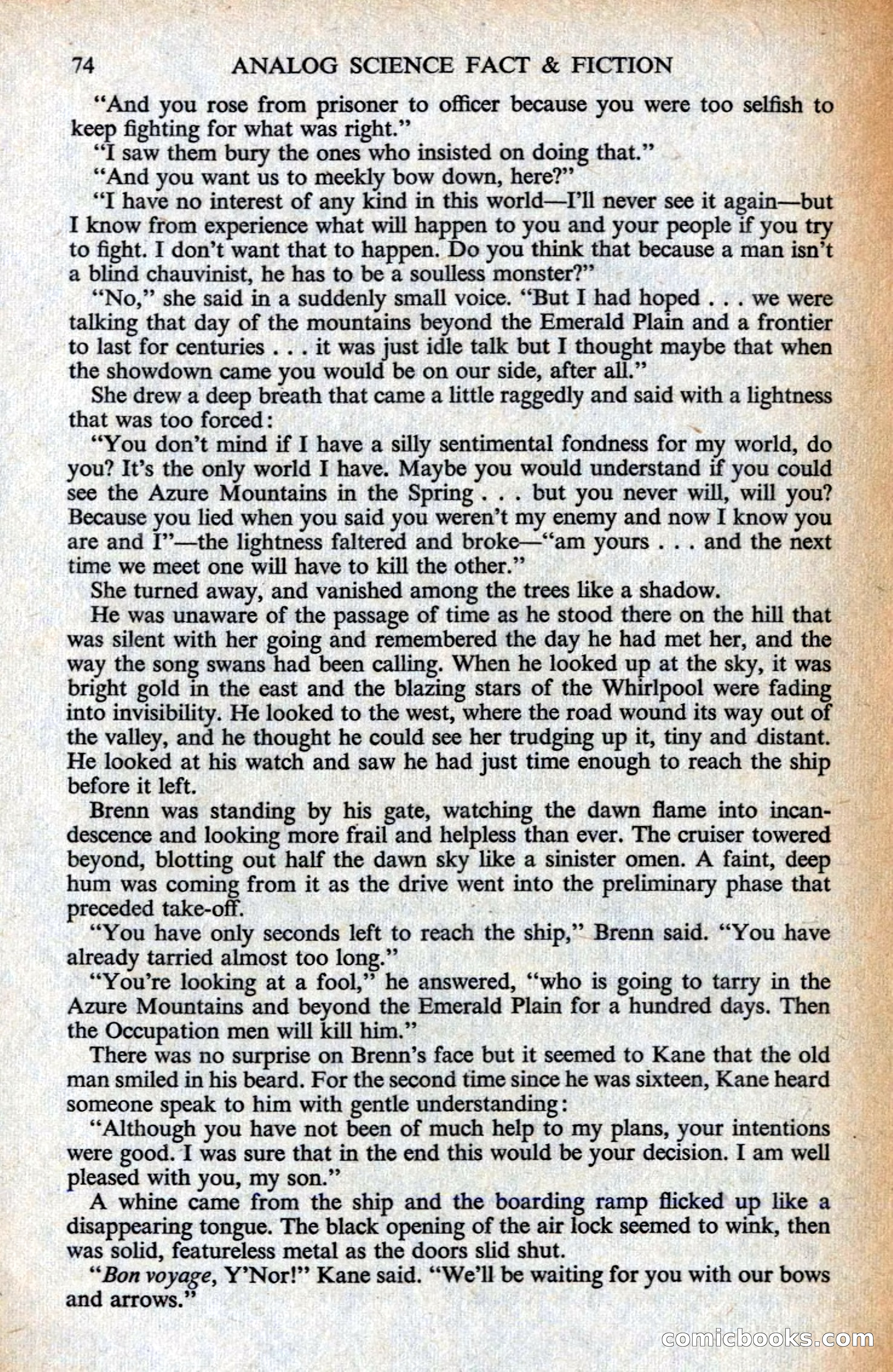 Analog Science Fiction Magazine, British Edition — page 76 of 132