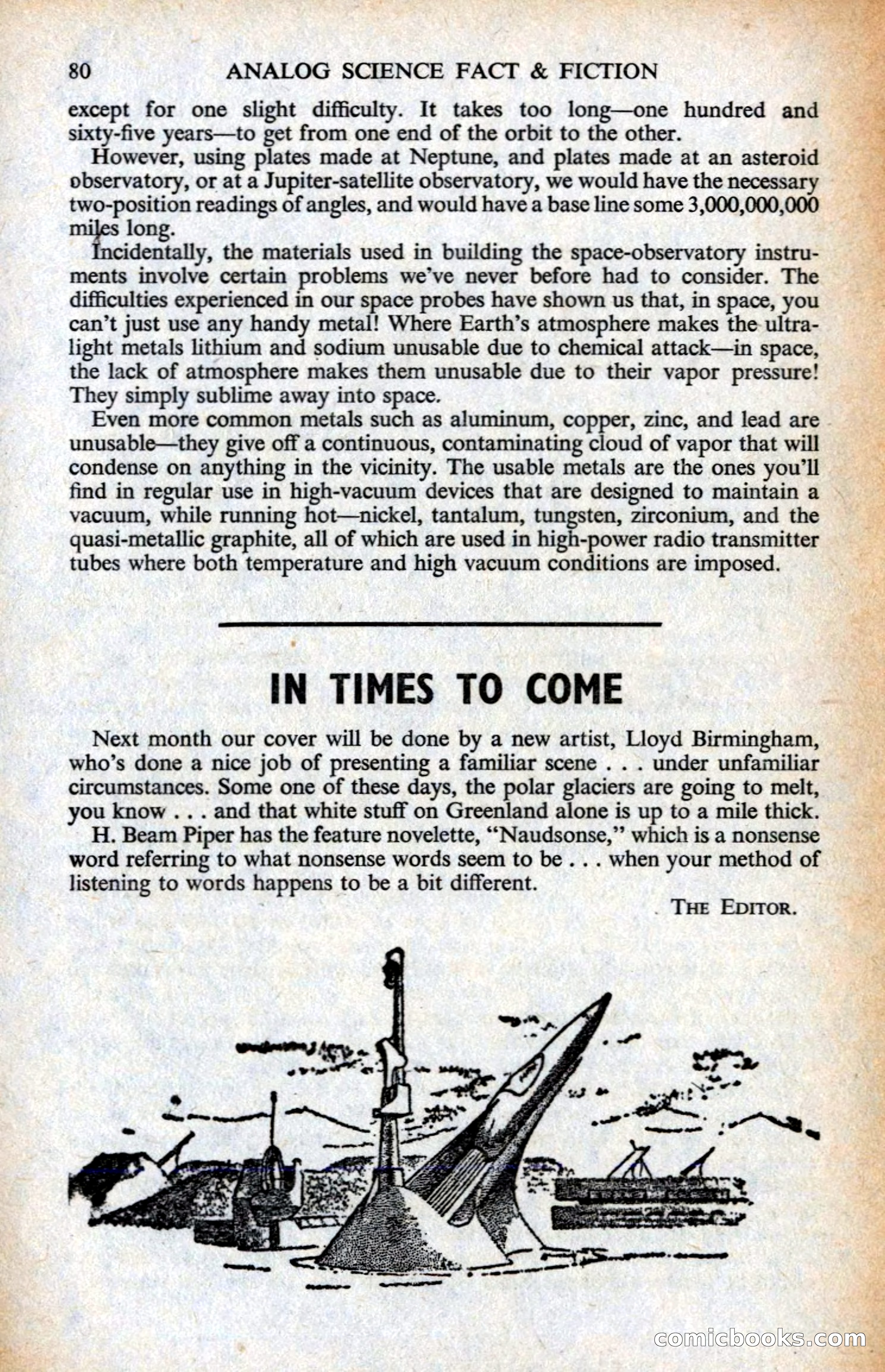 Analog Science Fiction Magazine, British Edition — page 82 of 132