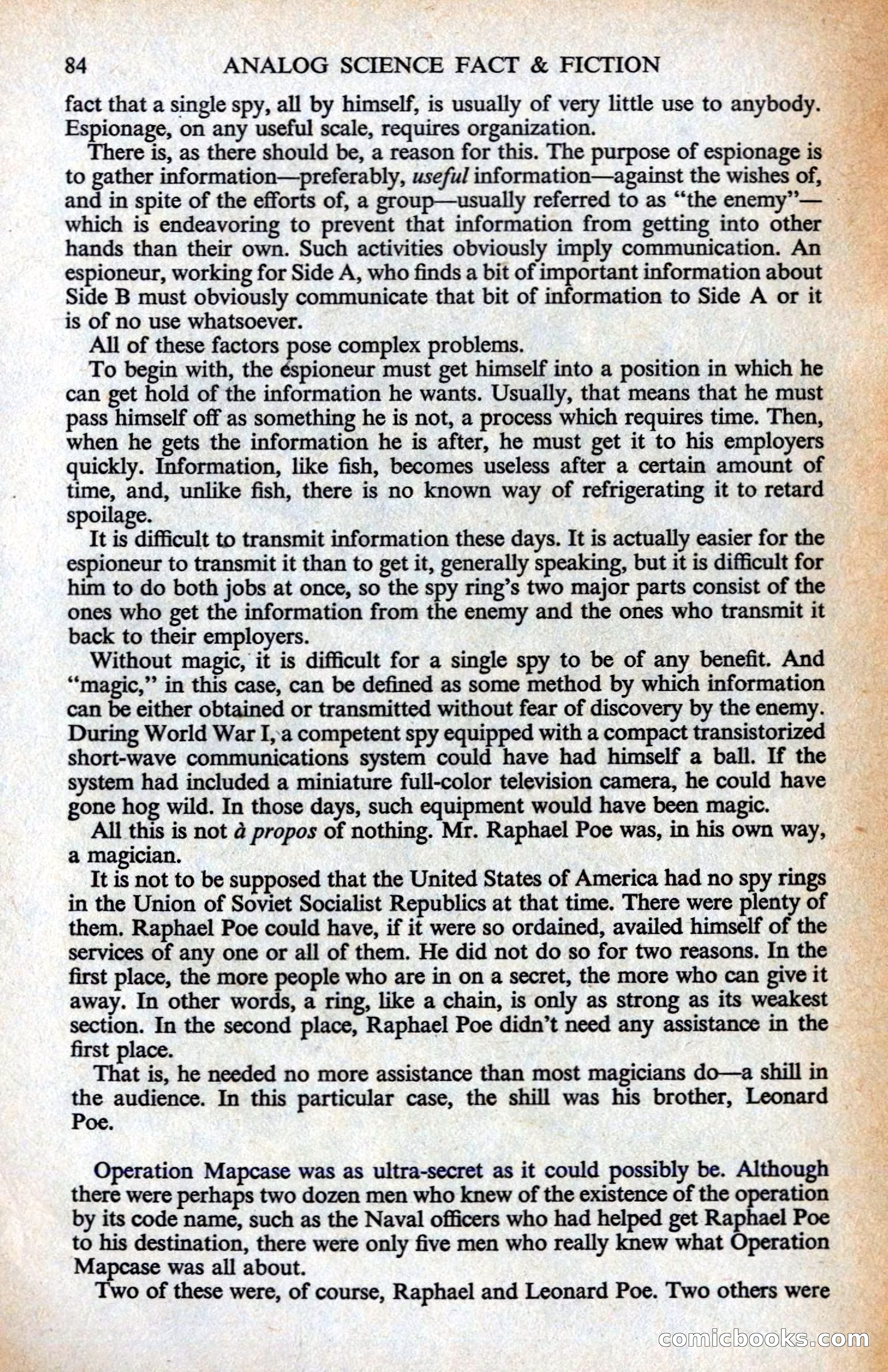 Analog Science Fiction Magazine, British Edition — page 86 of 132