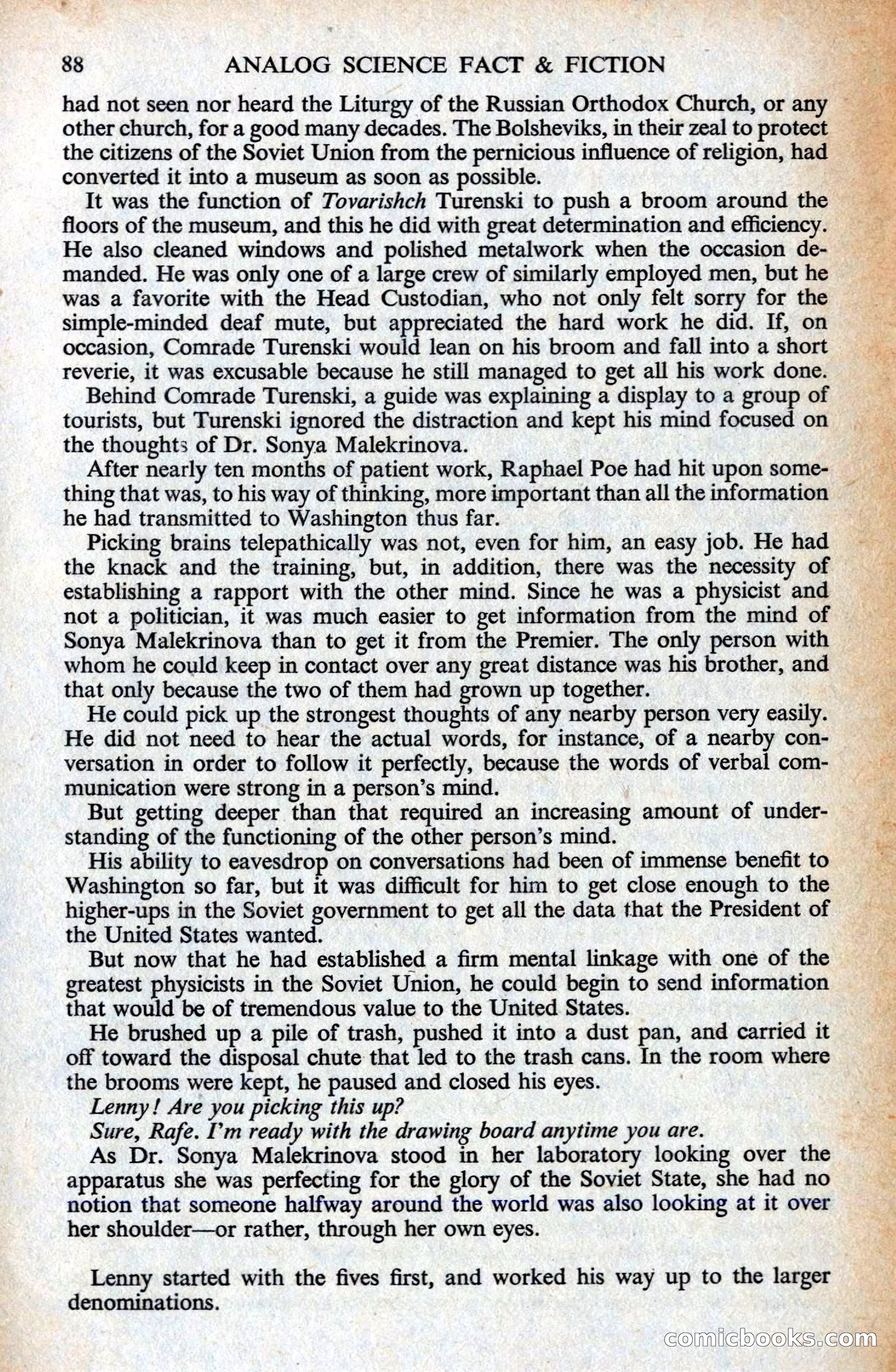 Analog Science Fiction Magazine, British Edition — page 90 of 132