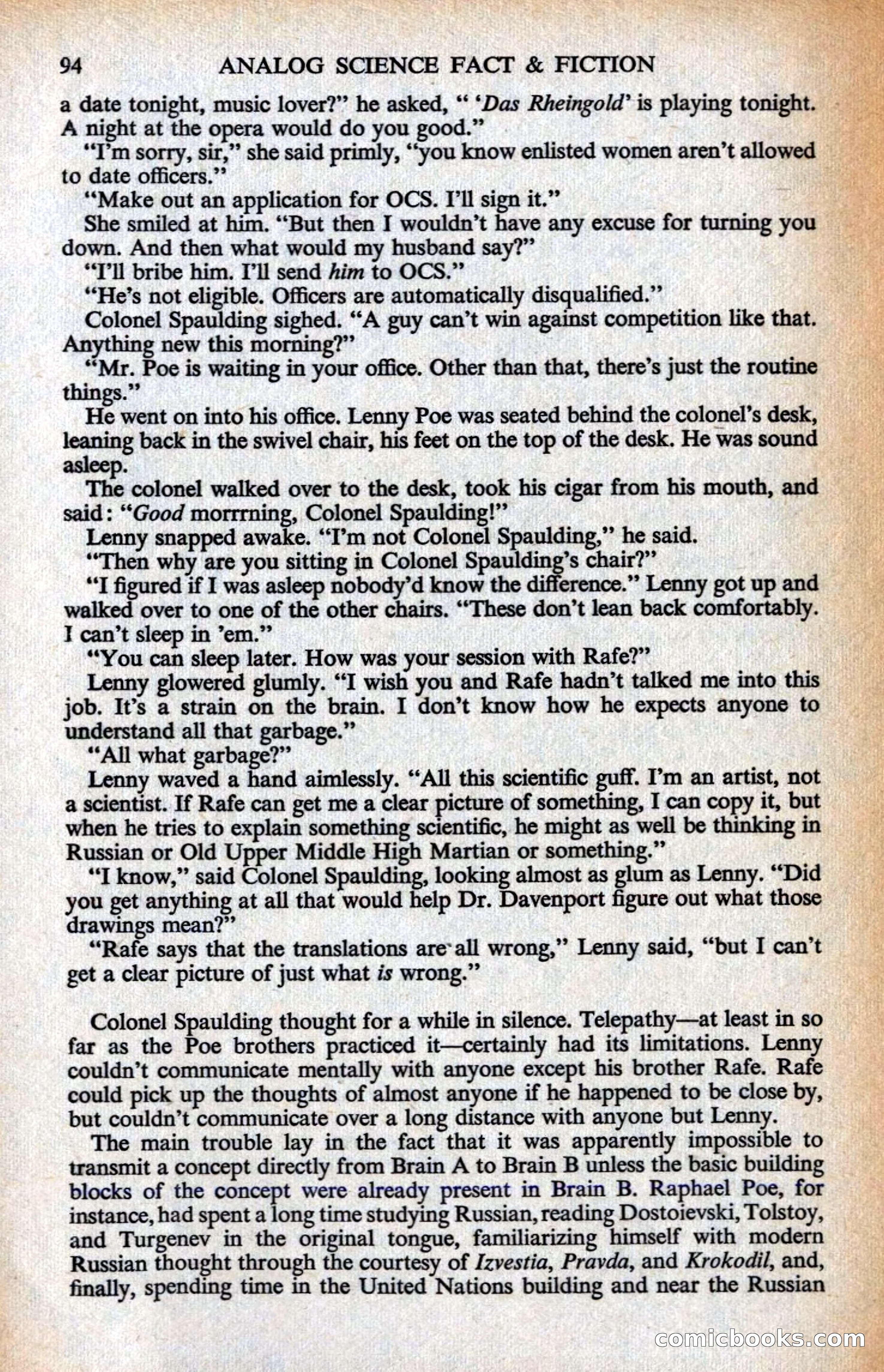 Analog Science Fiction Magazine, British Edition — page 96 of 132