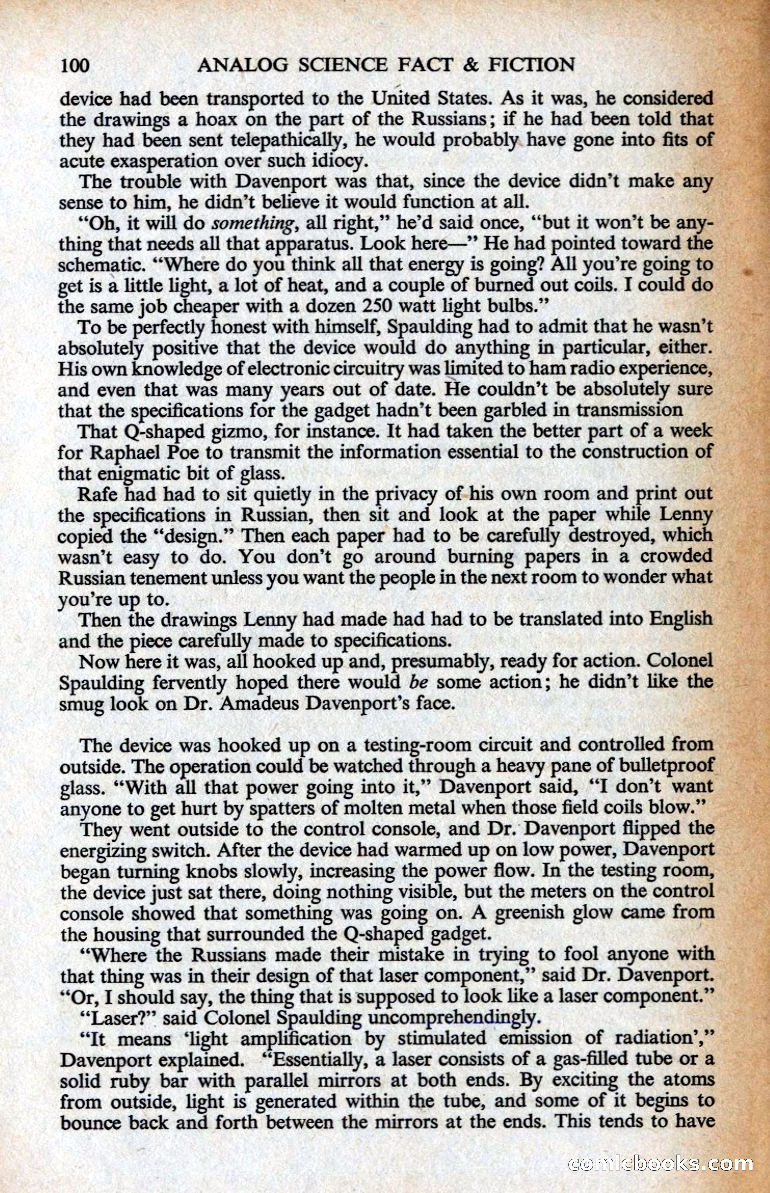 Analog Science Fiction Magazine, British Edition — page 102 of 132