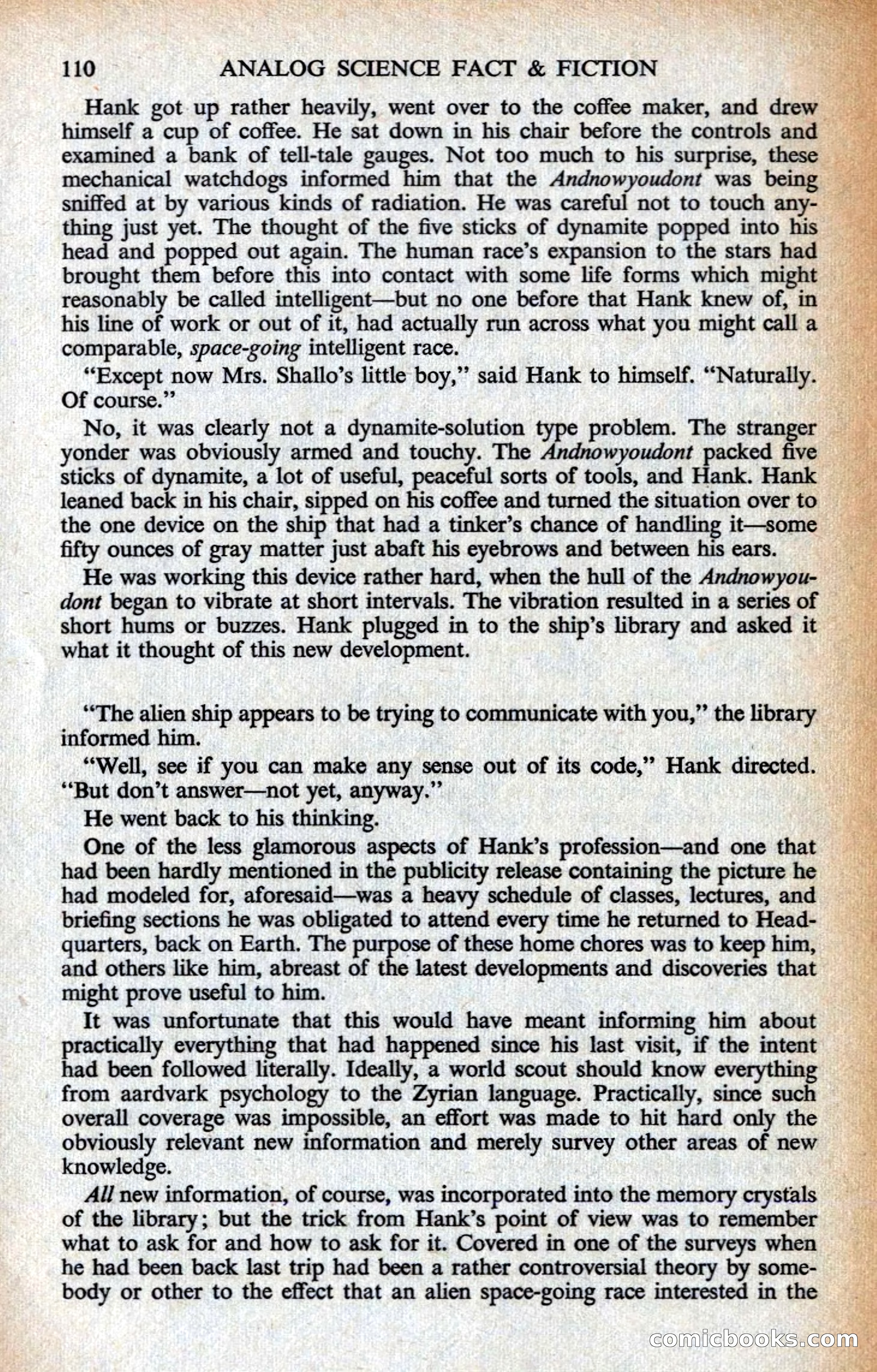 Analog Science Fiction Magazine, British Edition — page 112 of 132
