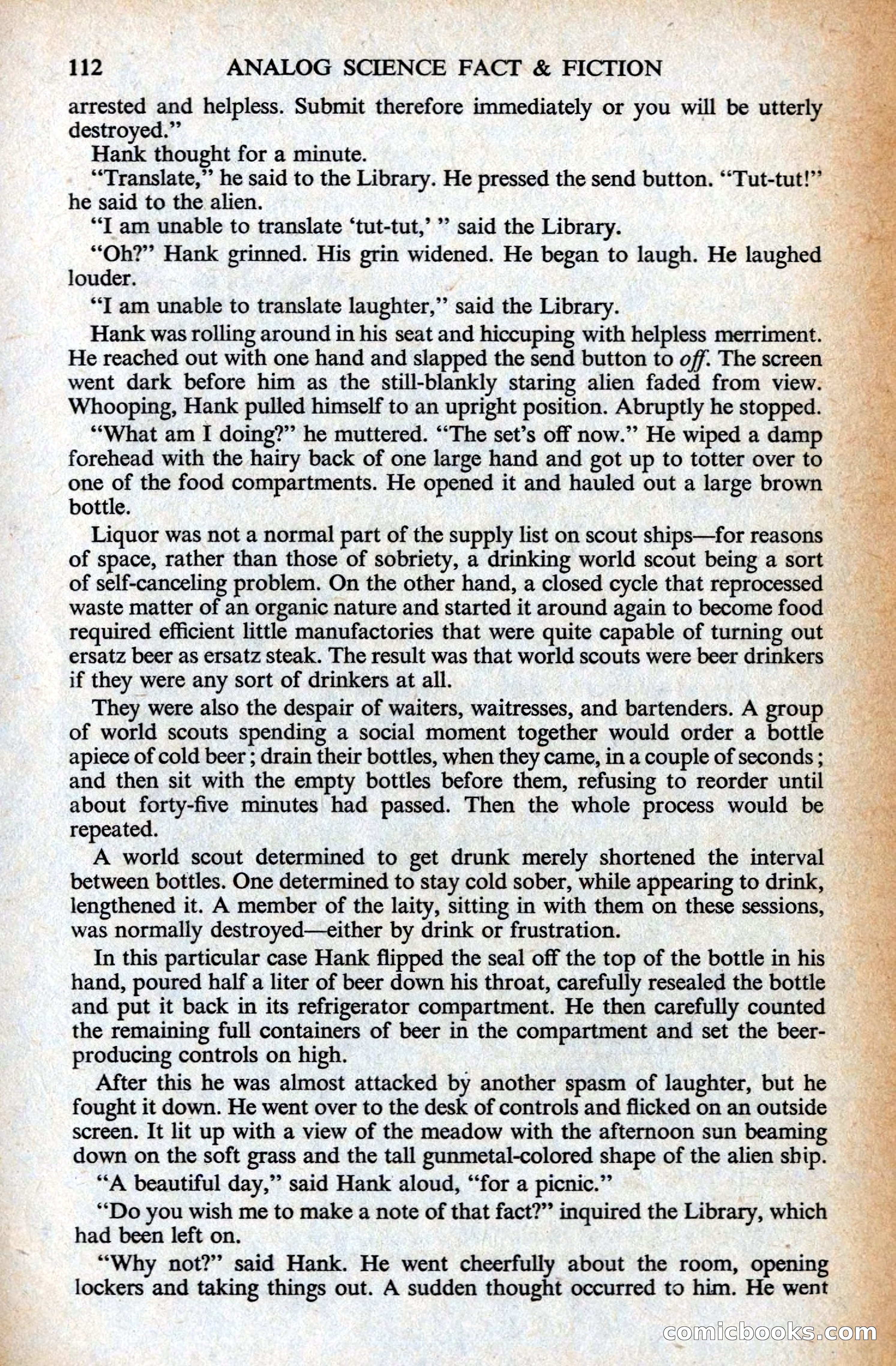 Analog Science Fiction Magazine, British Edition — page 114 of 132