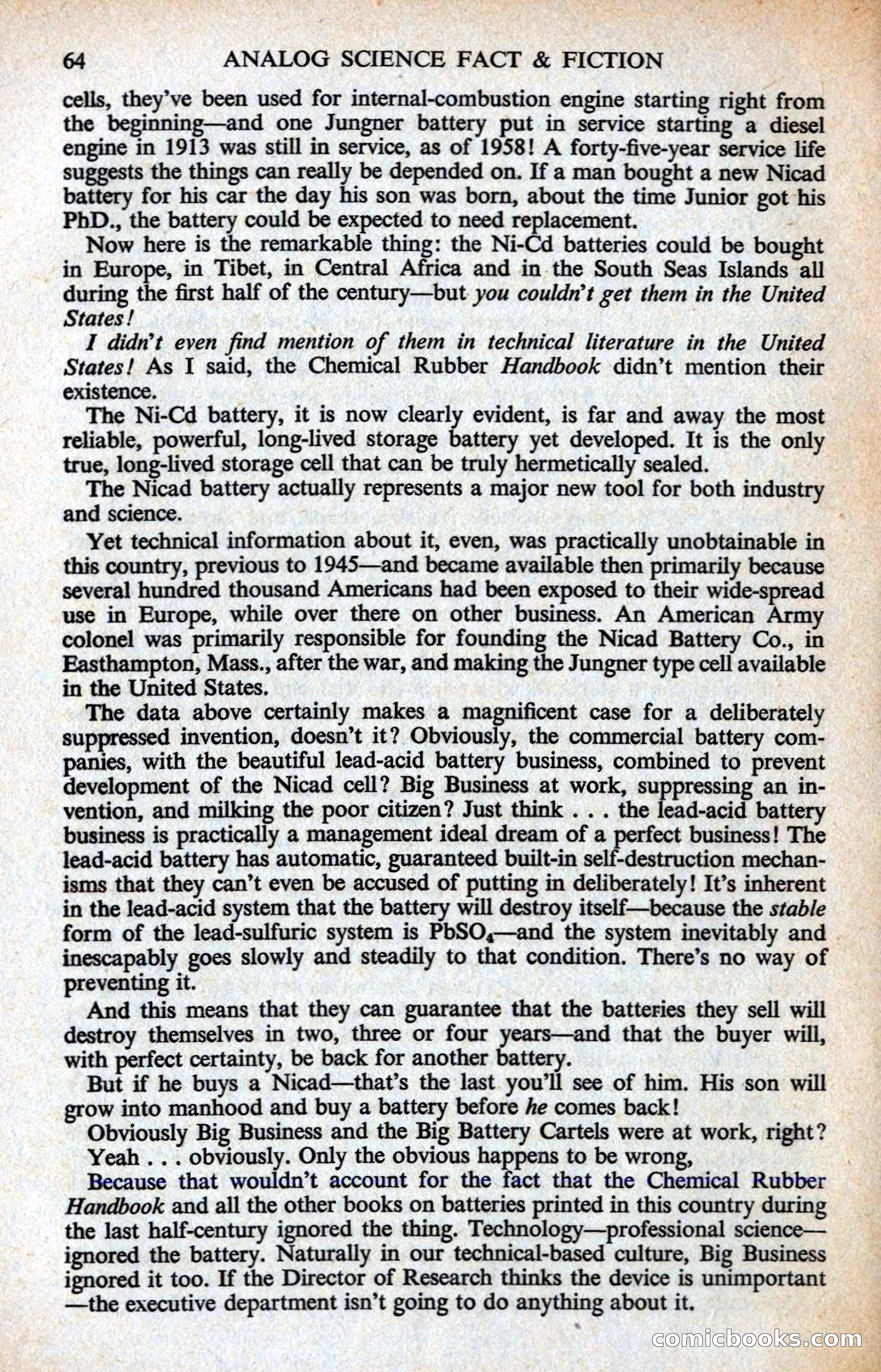 Analog British Edition, Vol. 18, No. 9 — page 66 of 132