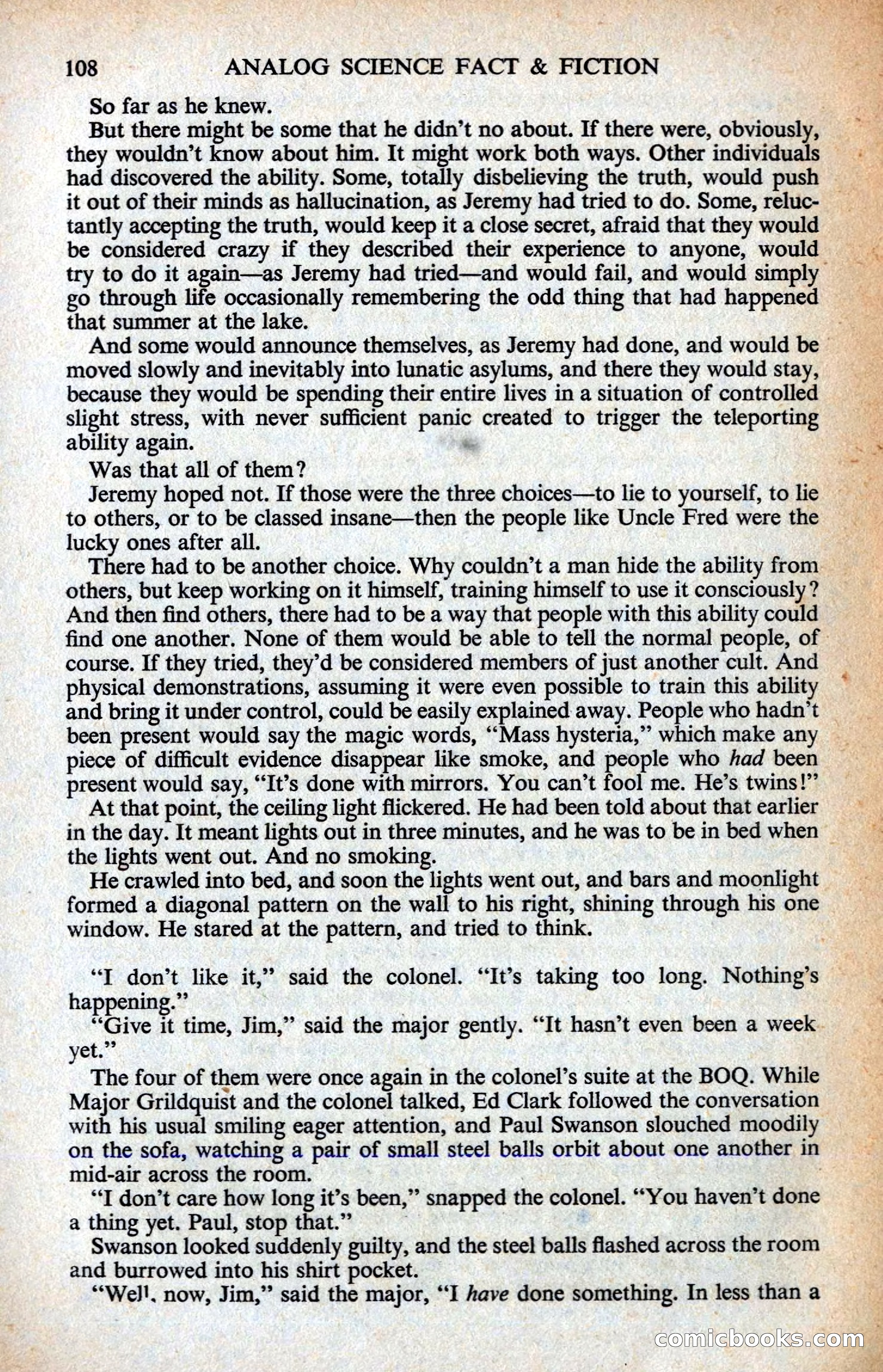 Analog British Edition, Vol. 18, No. 9 — page 110 of 132