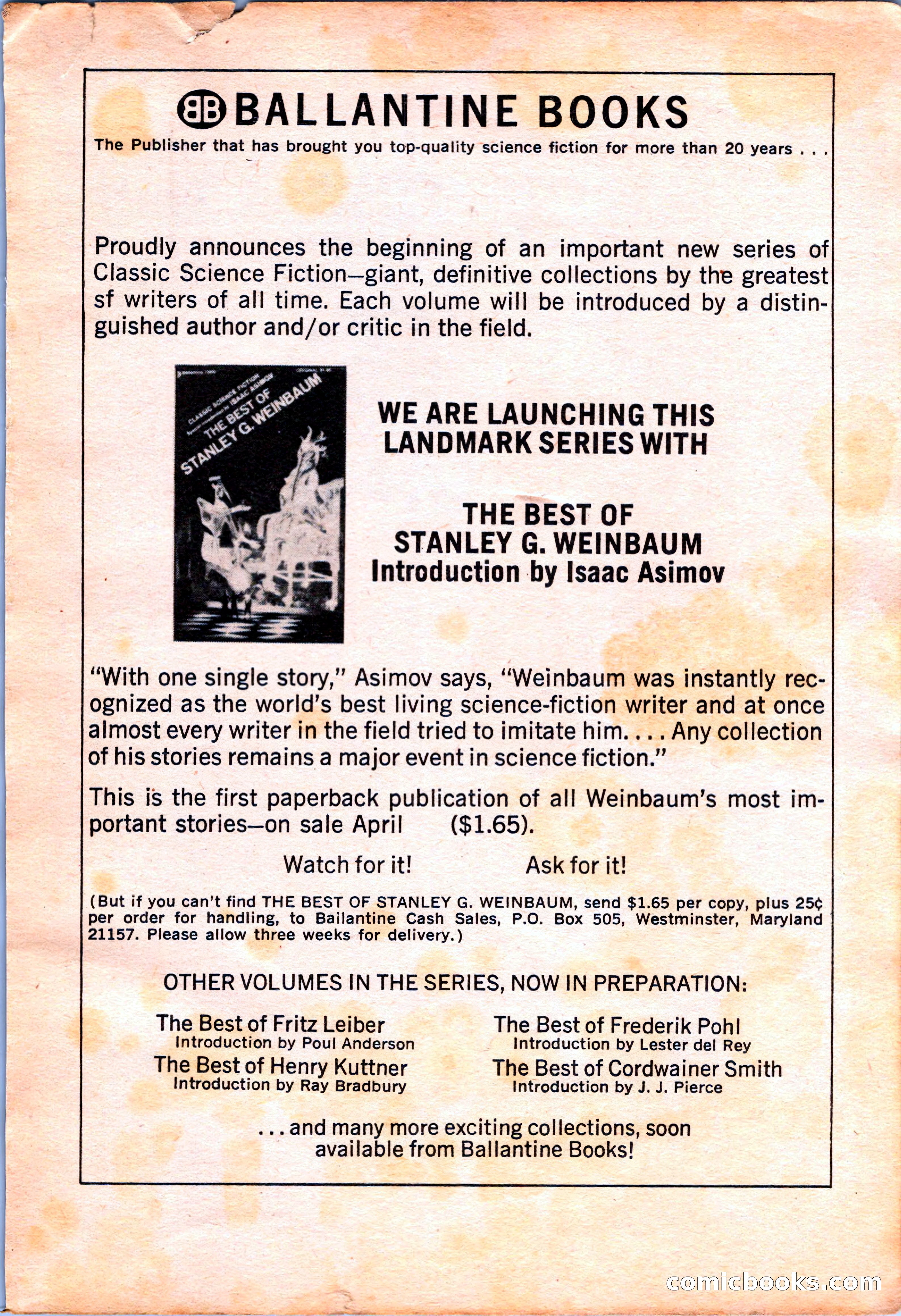 Analog Science Fiction and Fact, April 1974 — page 3 of 180