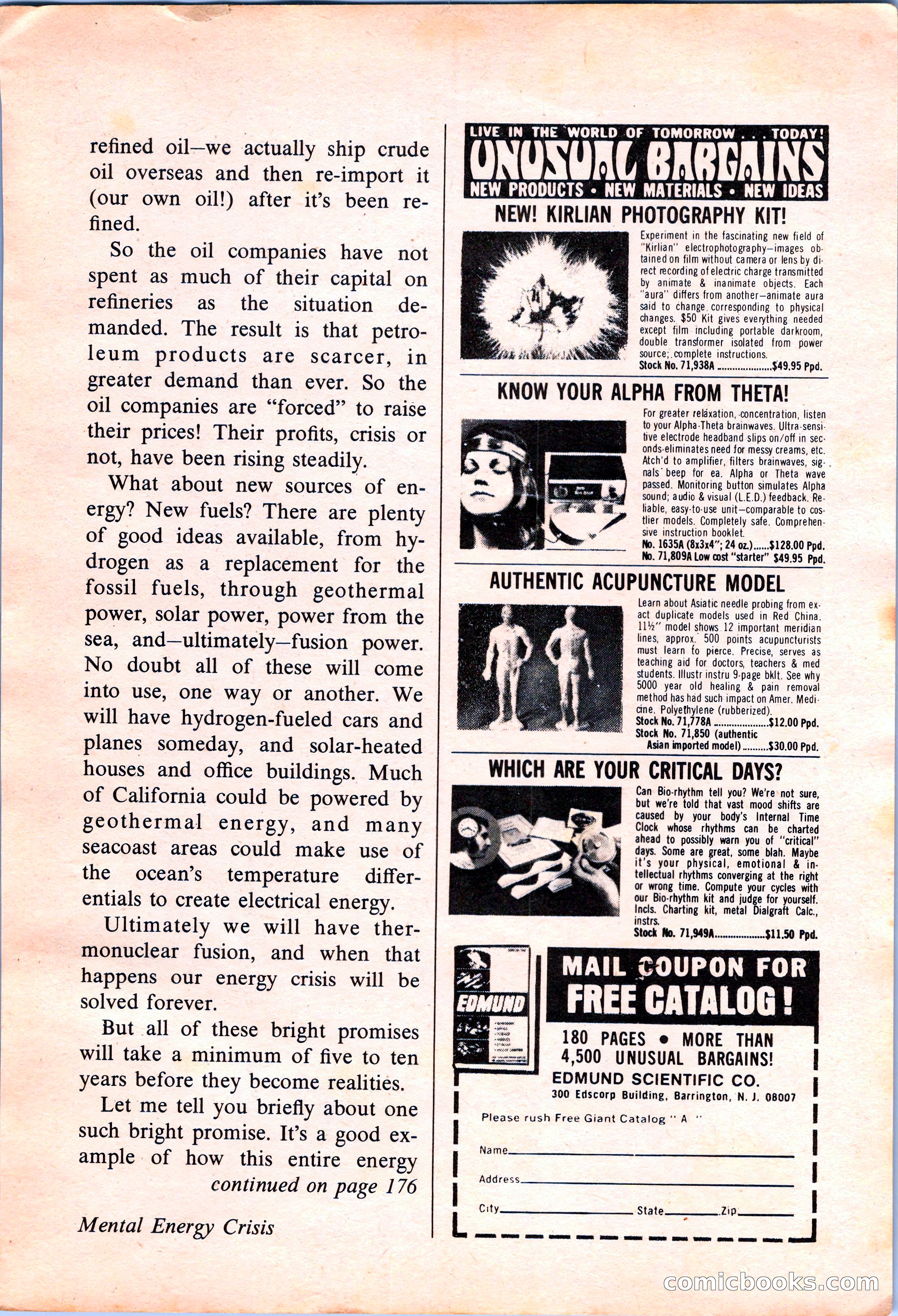 Analog Science Fiction and Fact, April 1974 — page 9 of 180