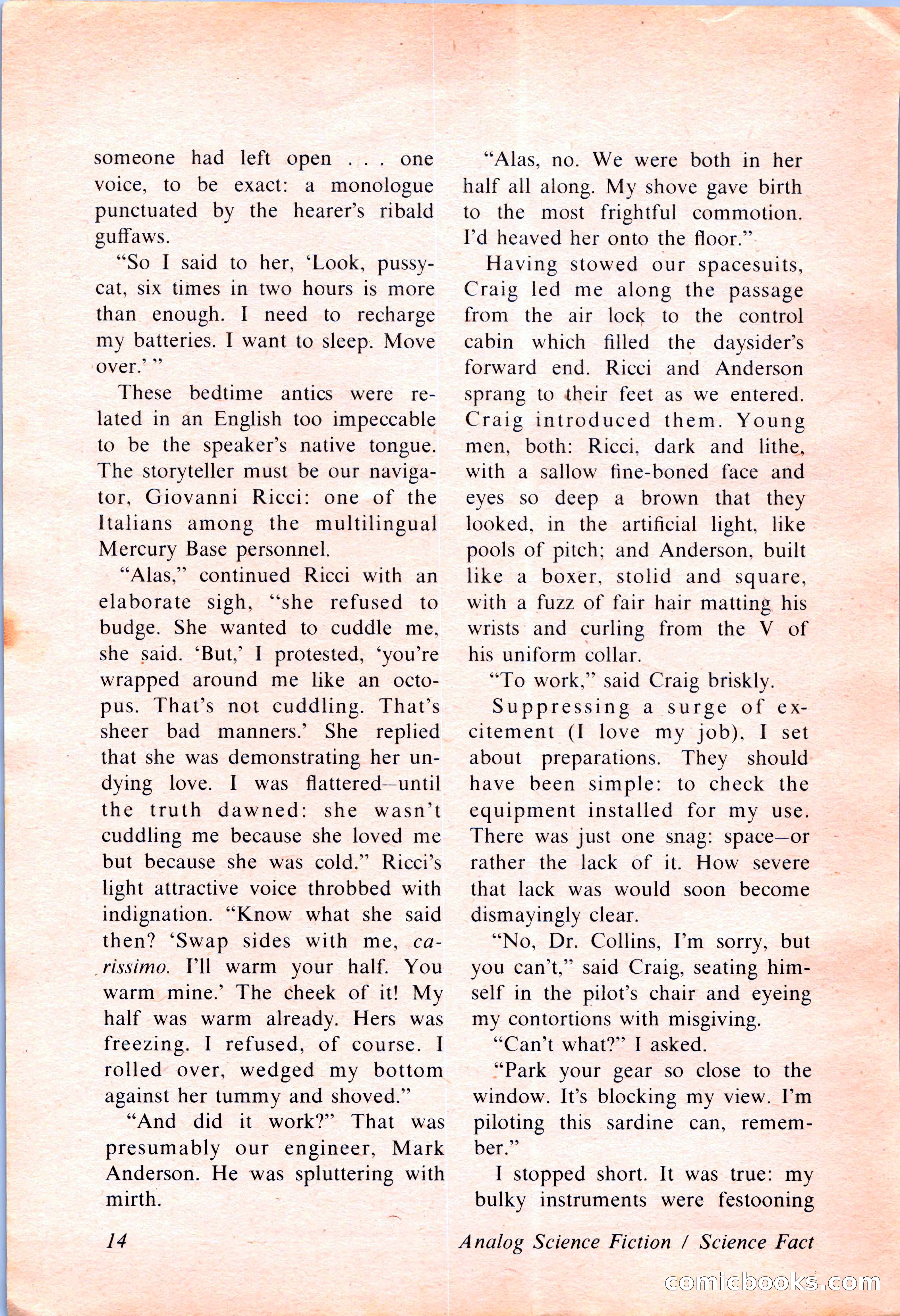 Analog Science Fiction and Fact, April 1974 — page 14 of 180
