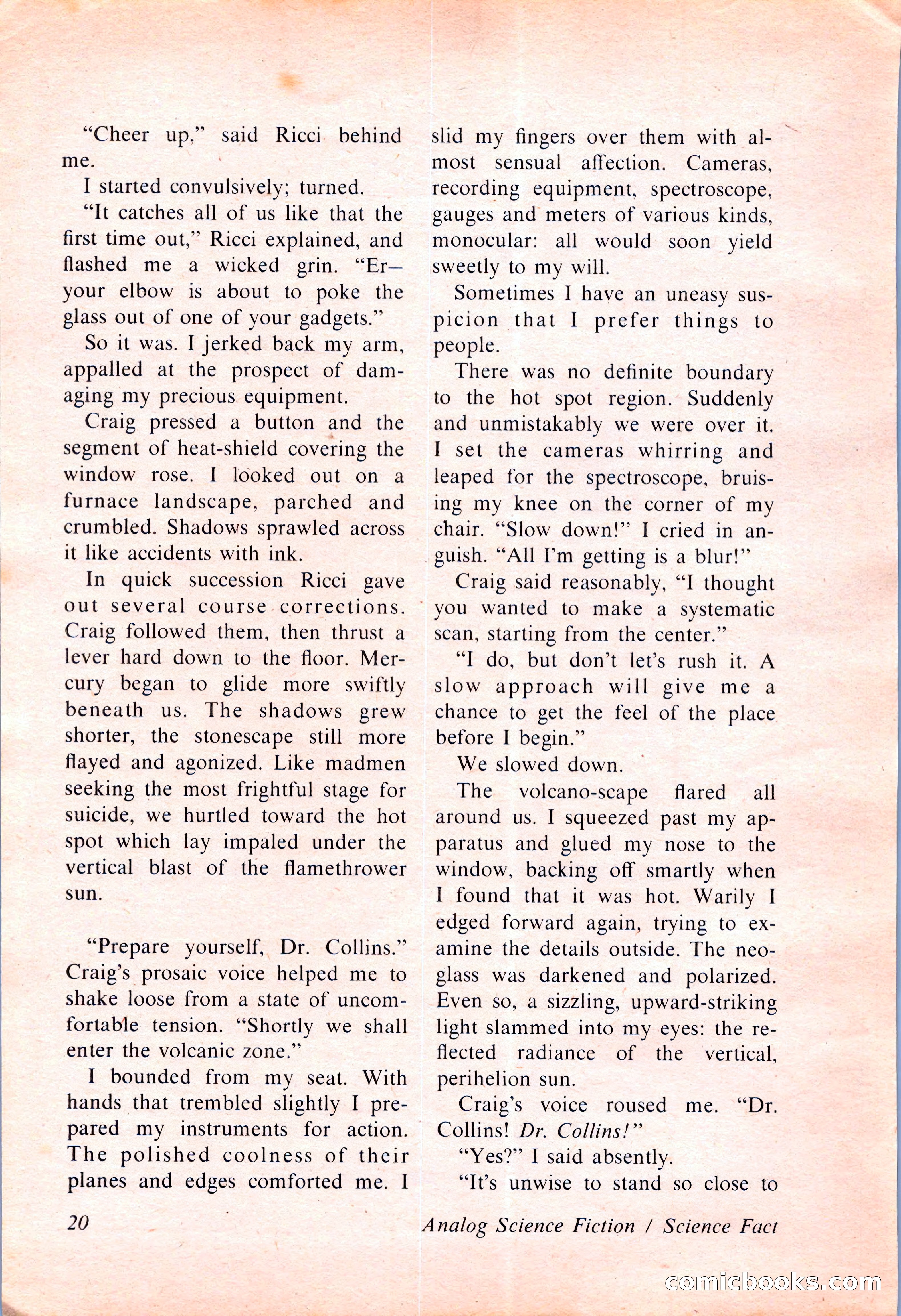 Analog Science Fiction and Fact, April 1974 — page 20 of 180