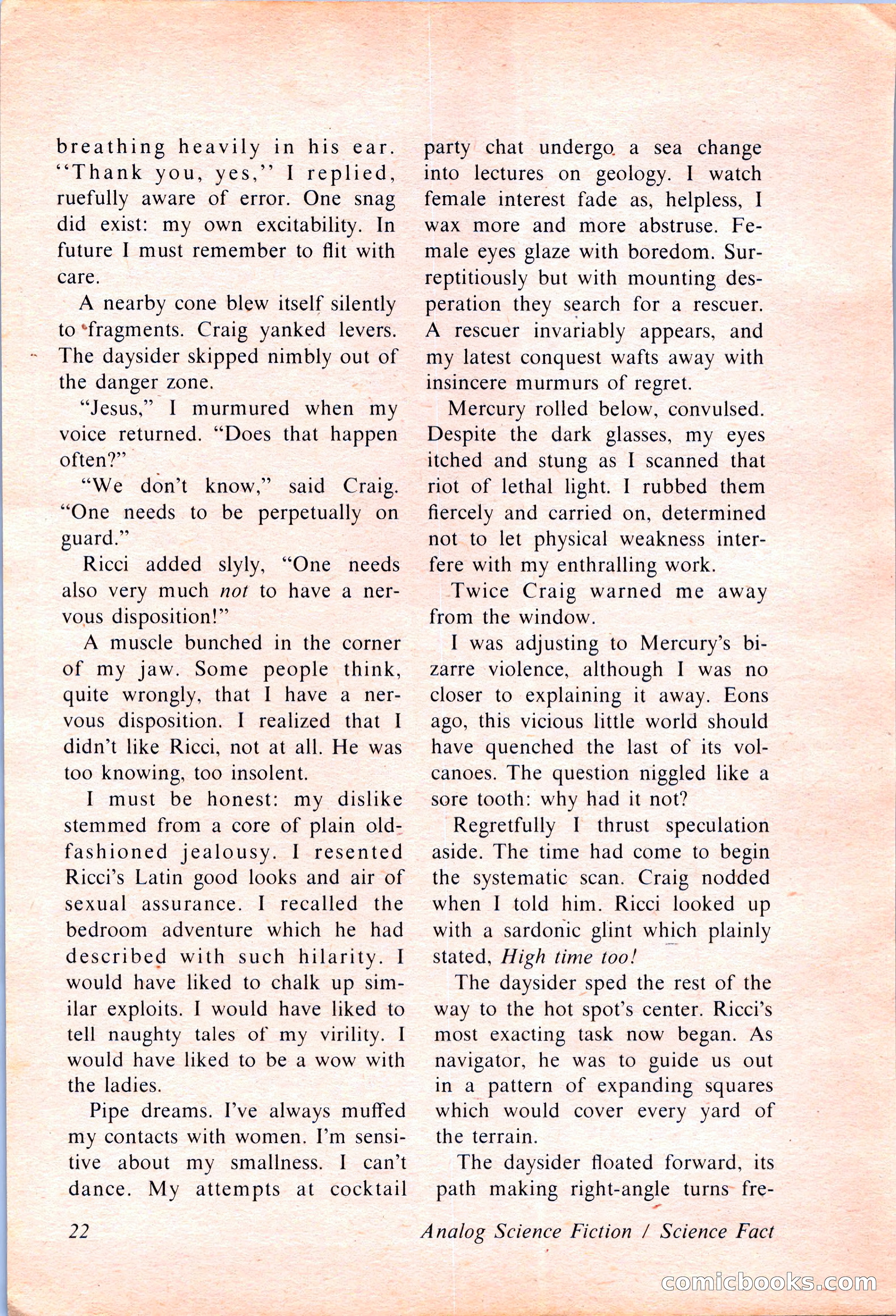 Analog Science Fiction and Fact, April 1974 — page 22 of 180